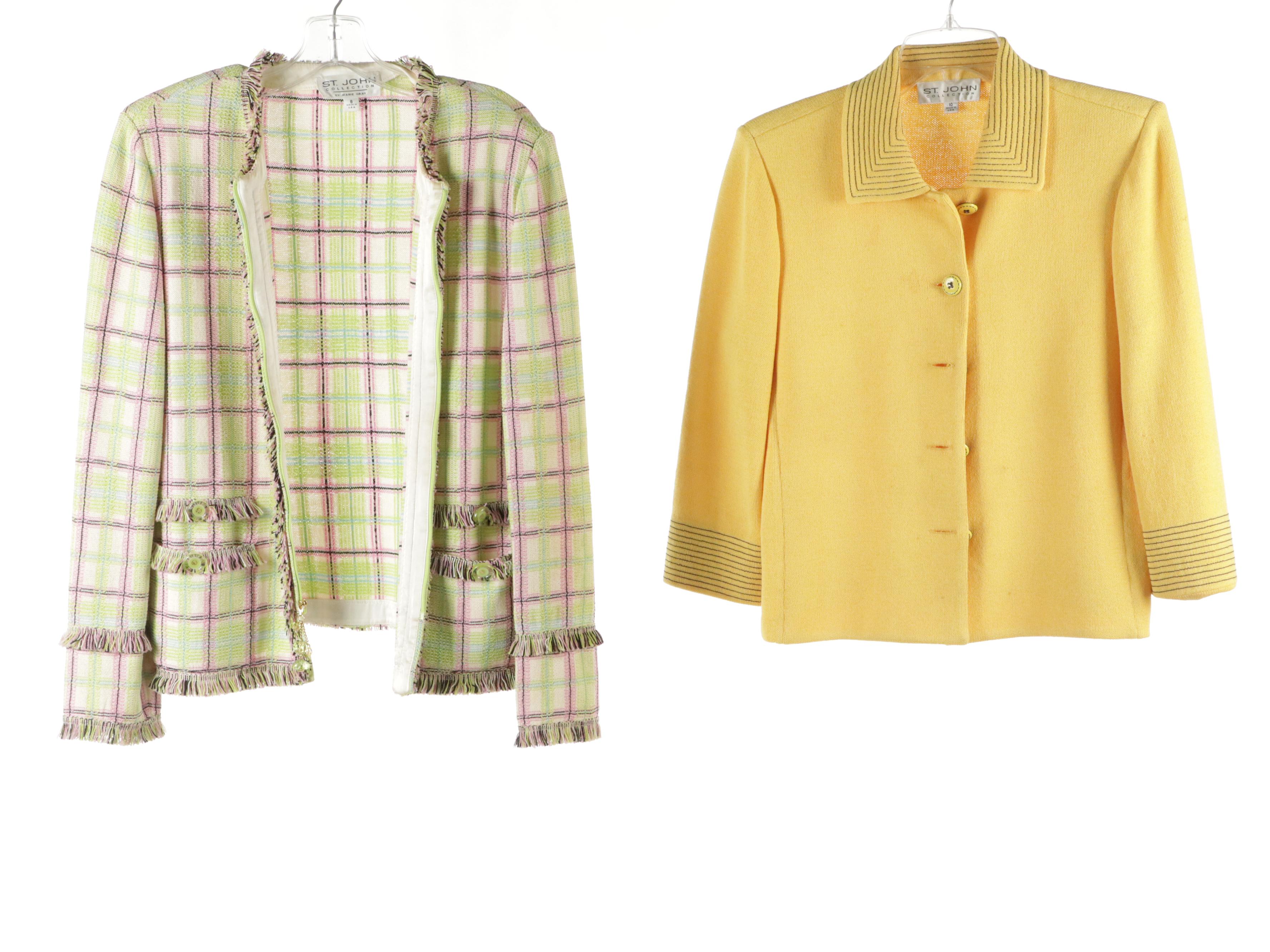 St. John Knit Tank Top and Blazers with J. McLaughlin Stretch Cotton Dock Capri