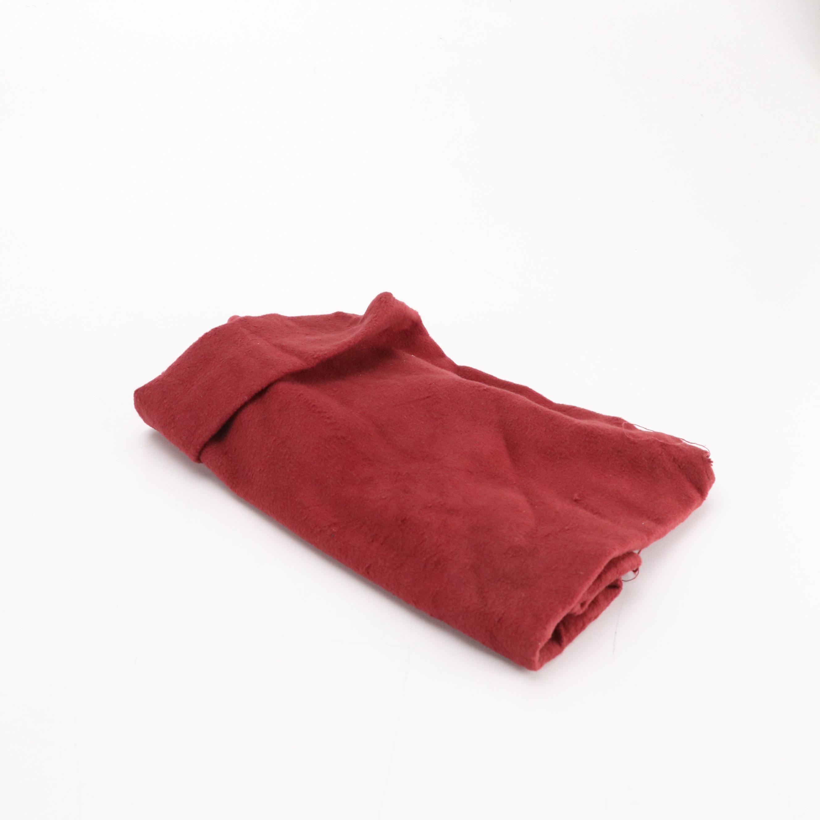 Cartier Les Must de Cartier Burgundy Leather Front-Flap Shoulder Bag