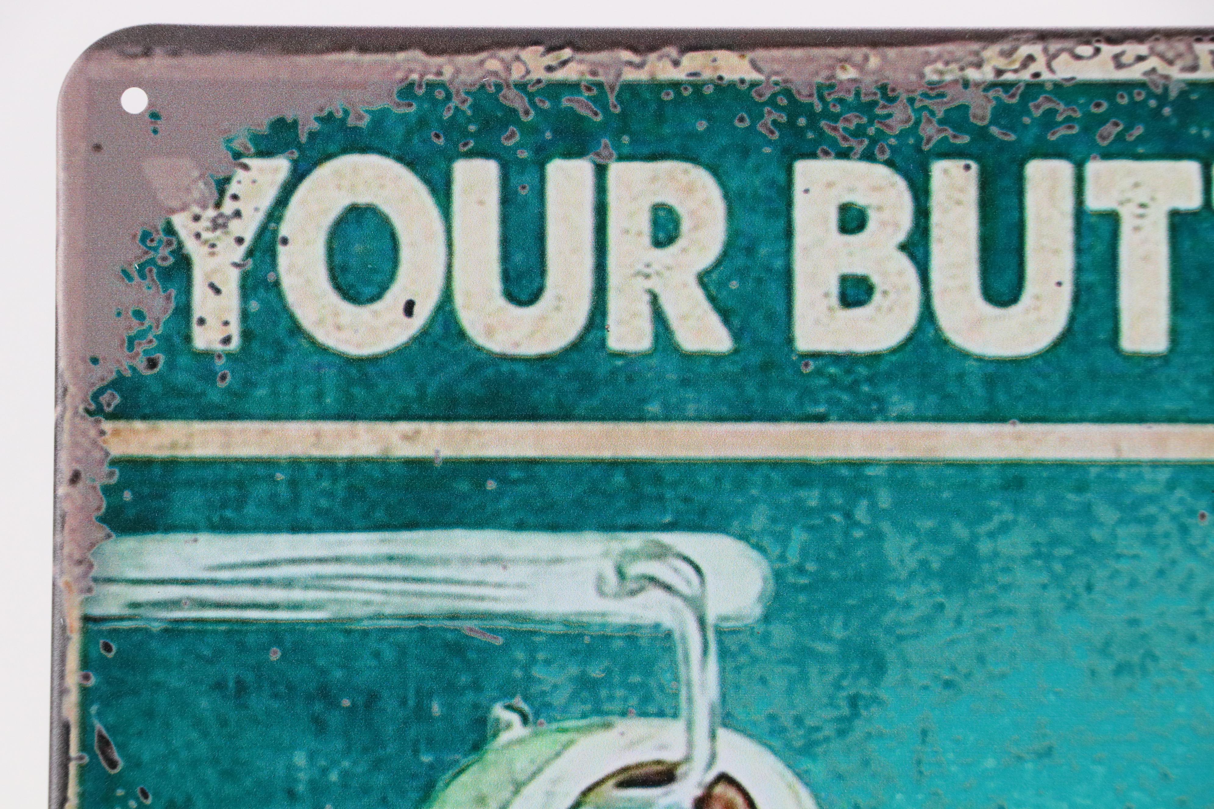 Novelty Cat Giclée "Your Butt Napkins My Lady"