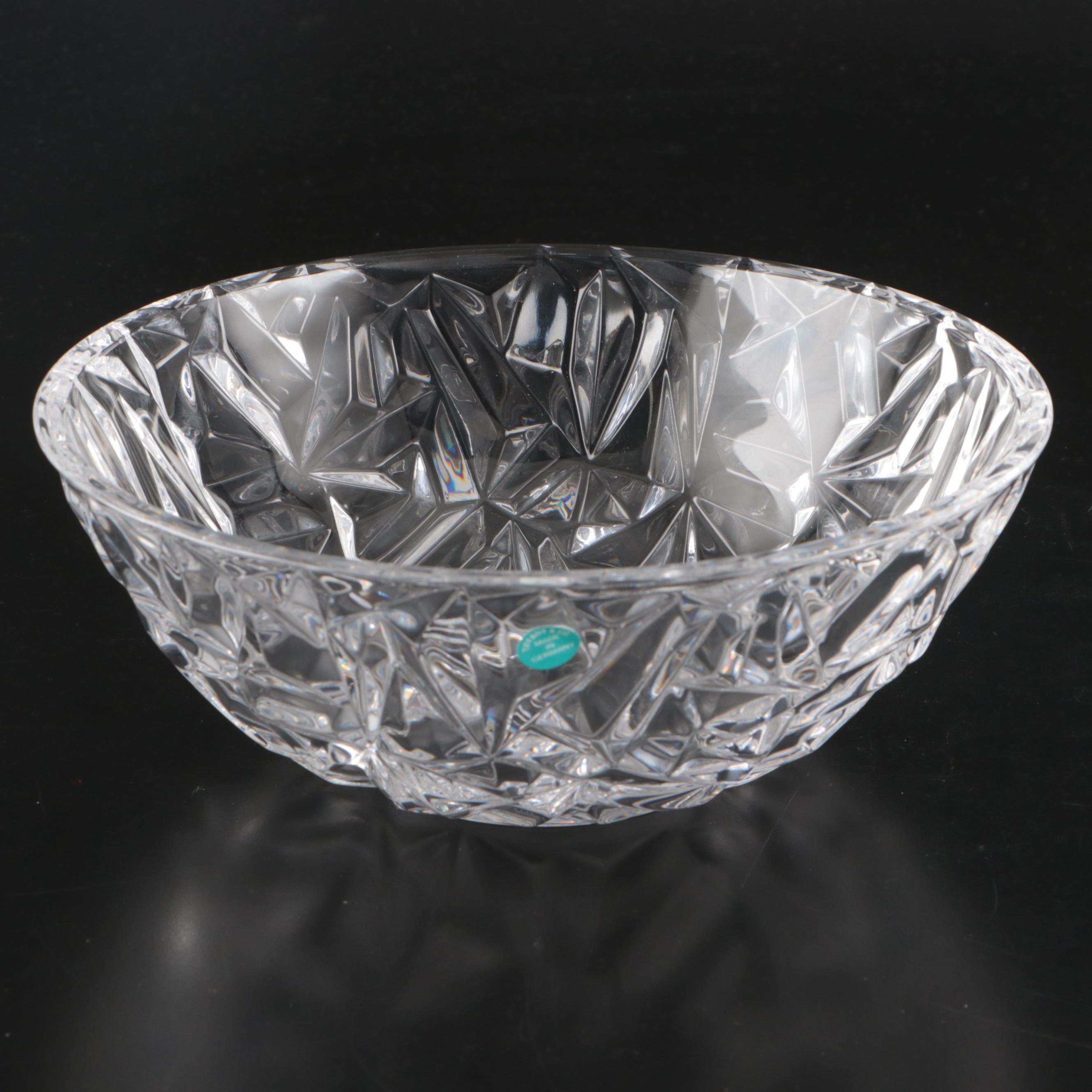 Tiffany & Co. "Rock Cut" Crystal Bowls