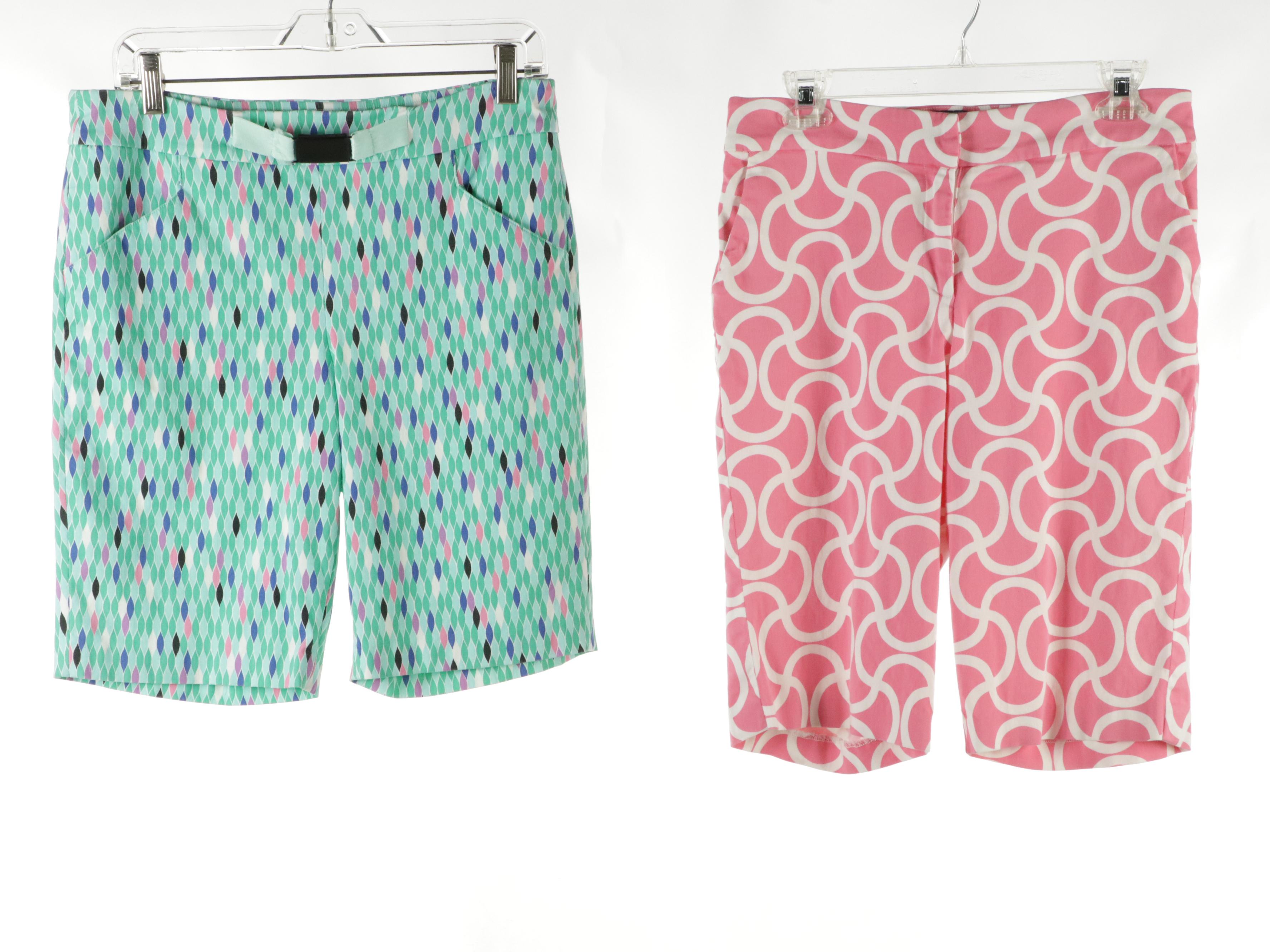 Printed Golf Skorts and Bermuda Shorts from Melly M, Ep Pro and Ashworth