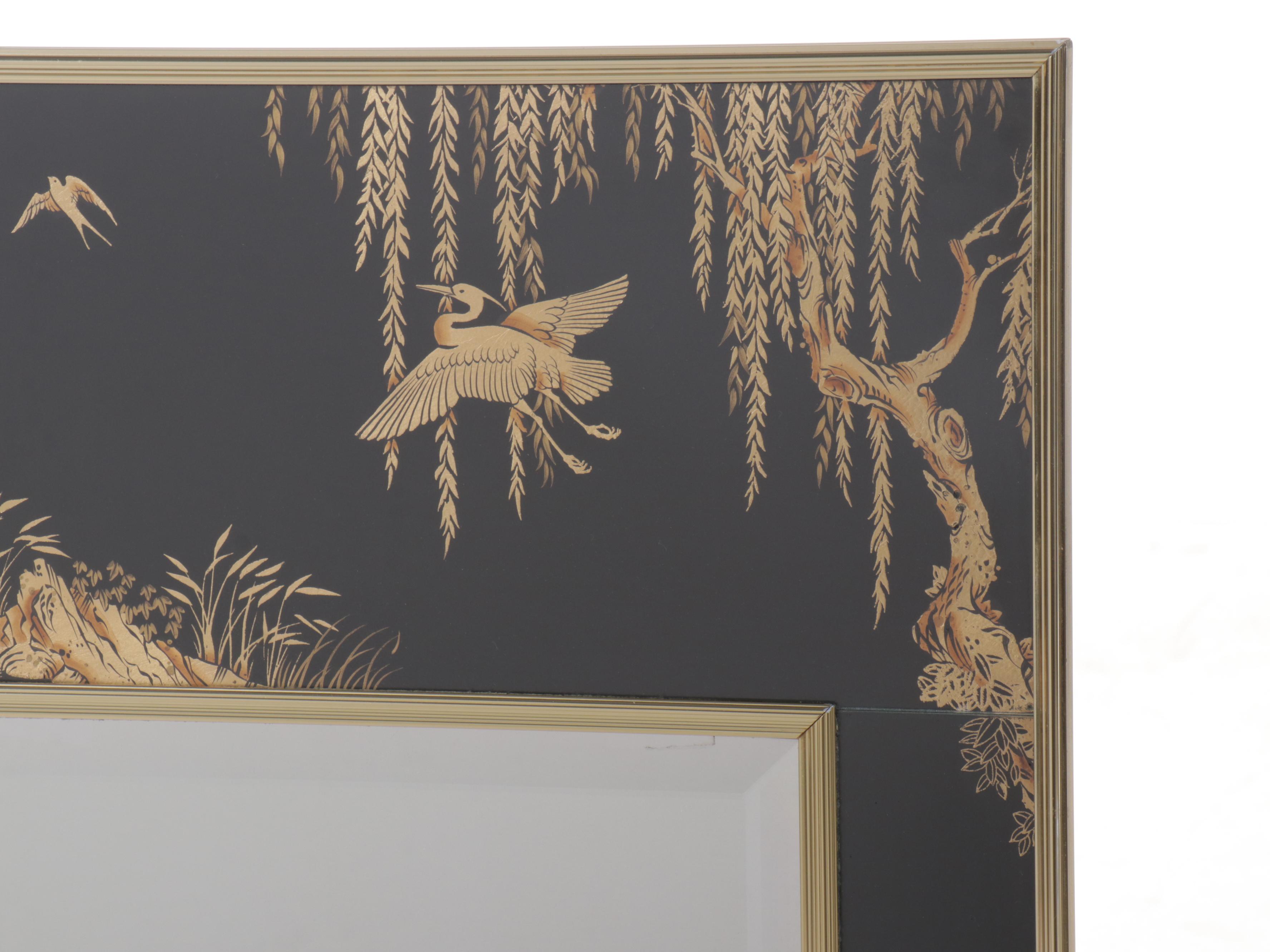 La Barge Chinoiserie Style Wall Mirror