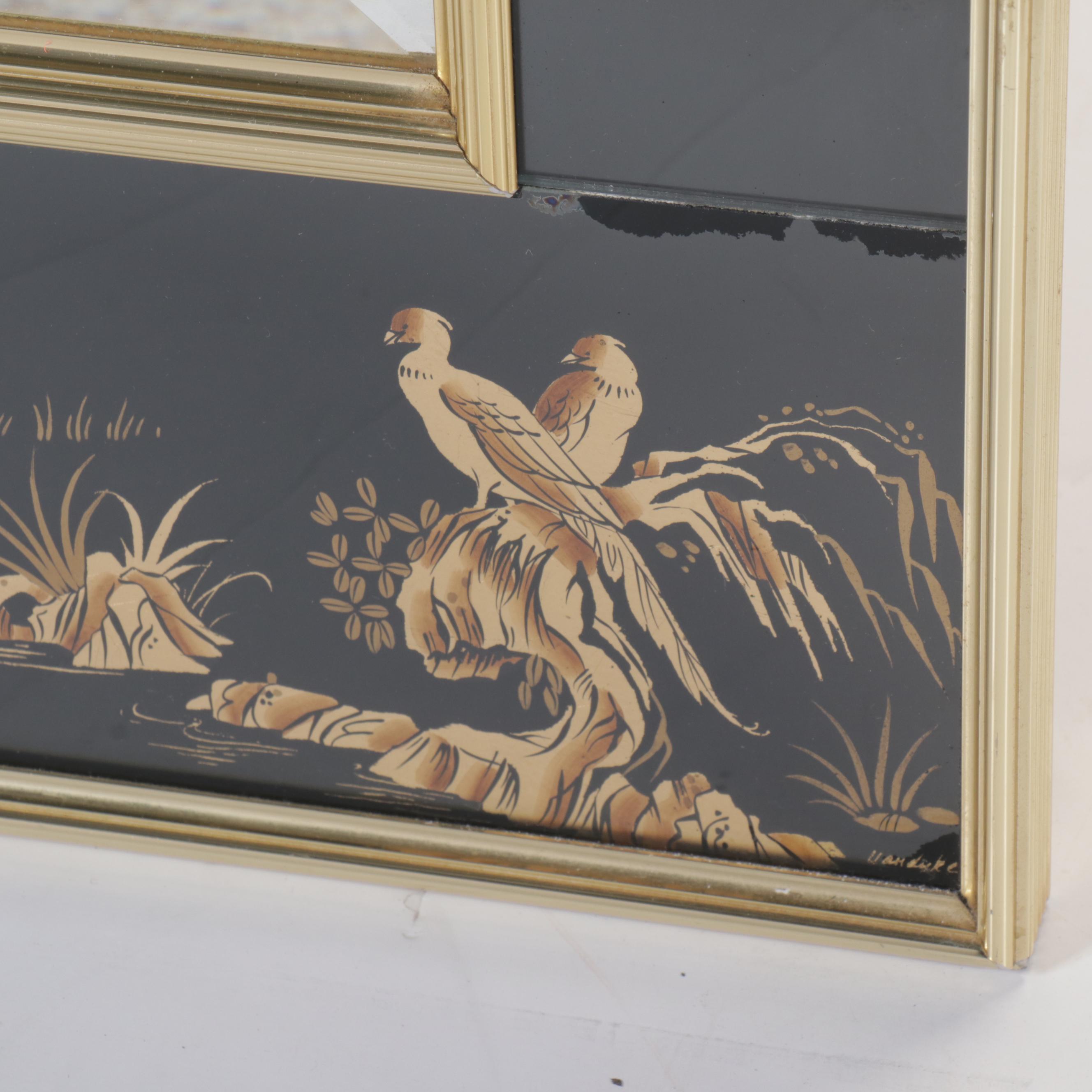 La Barge Chinoiserie Style Wall Mirror