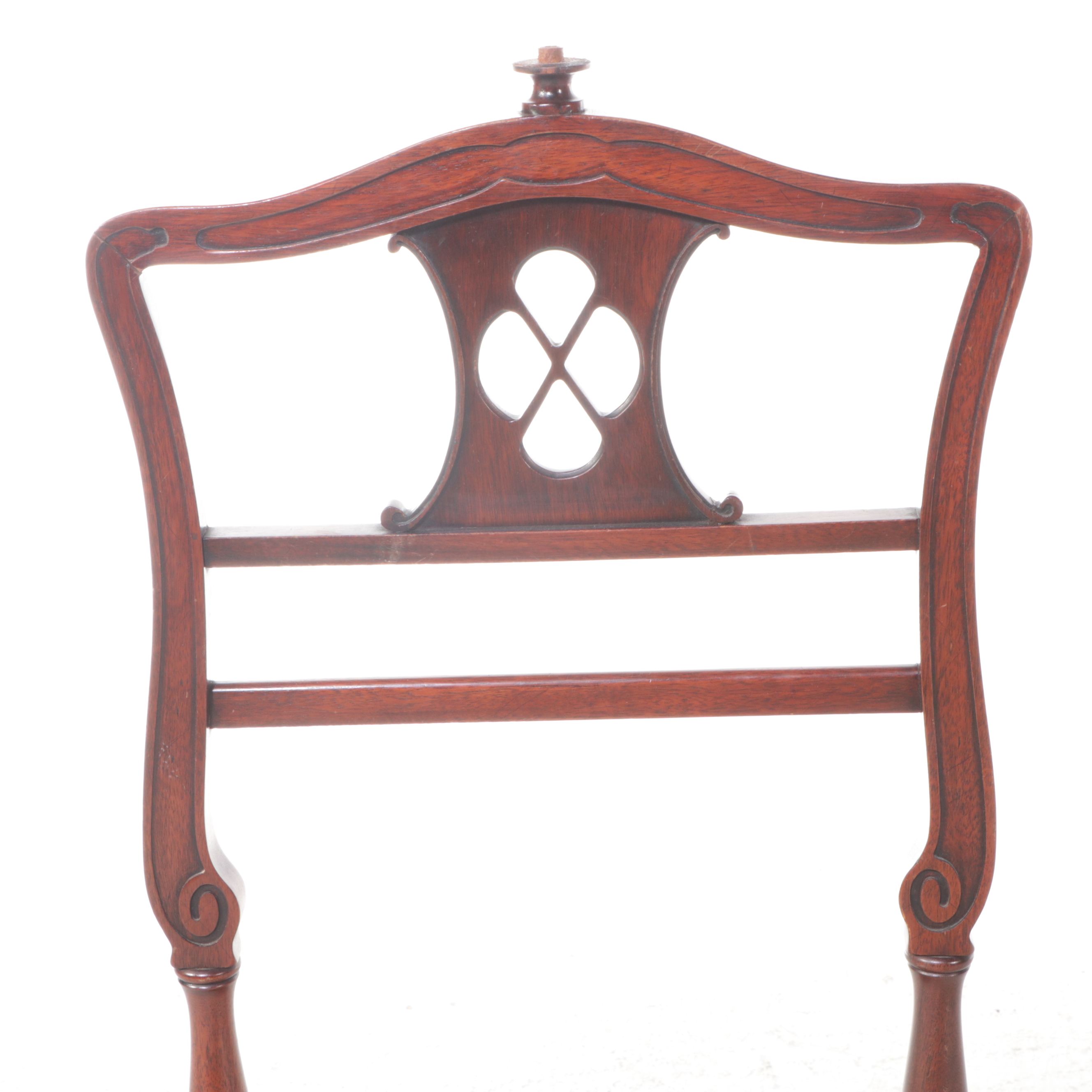 Mahogany Gentleman's Butler Stand, Late 20th Century