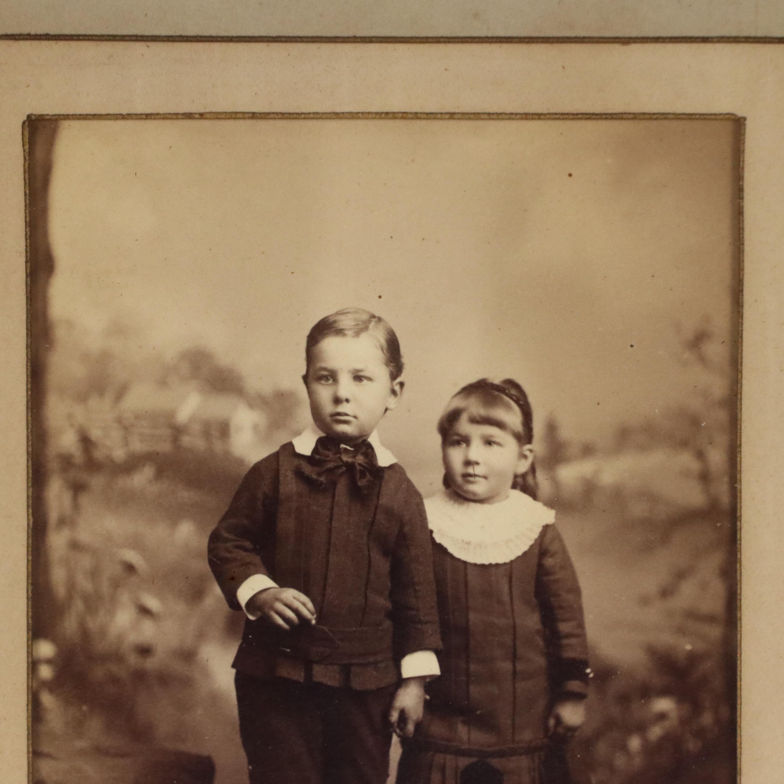 Albumen and Other Portrait Photographs of Children, Circa Late 19th Century