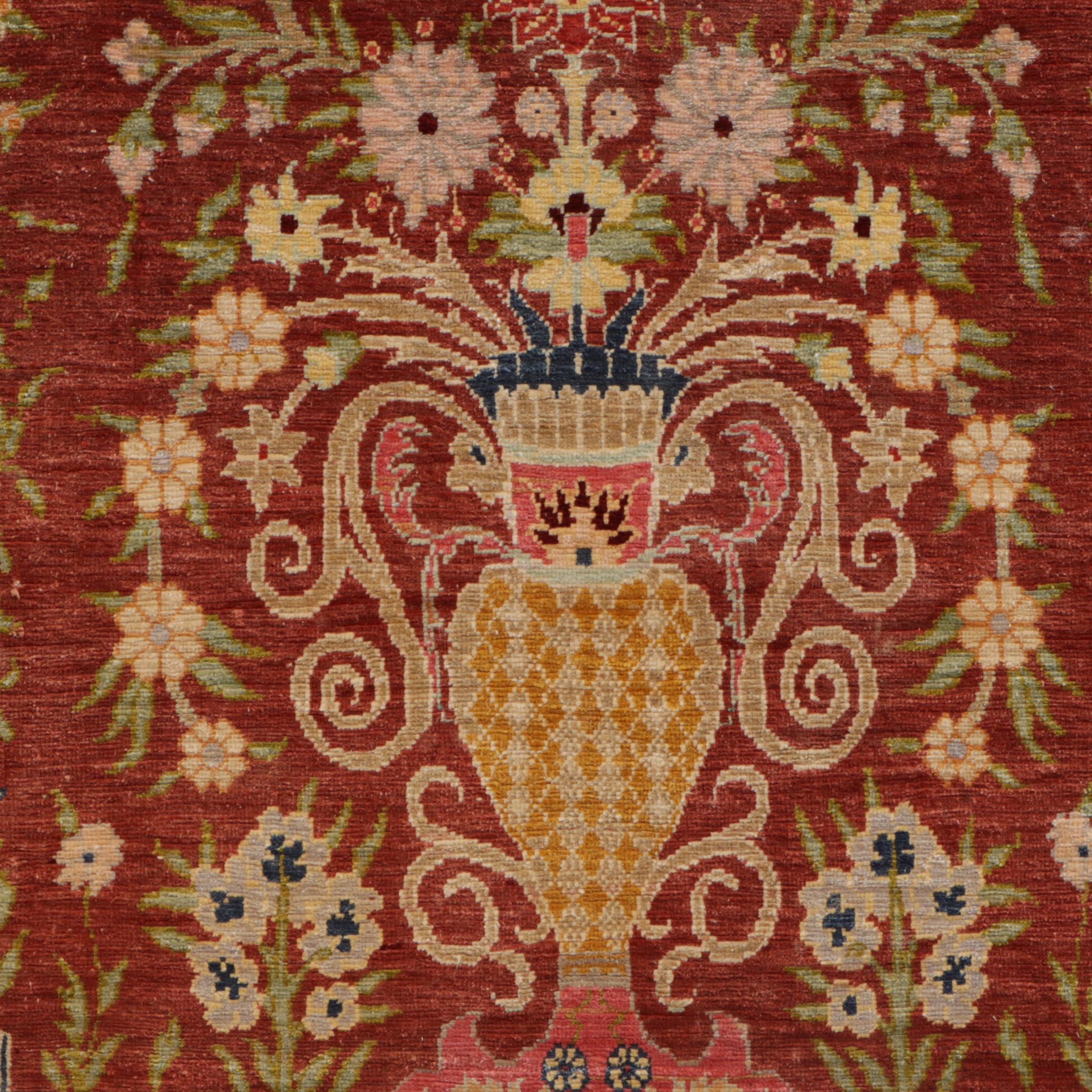 2'2 x 3'6 Hand-Knotted Turkish Kayseri Silk Prayer Rug