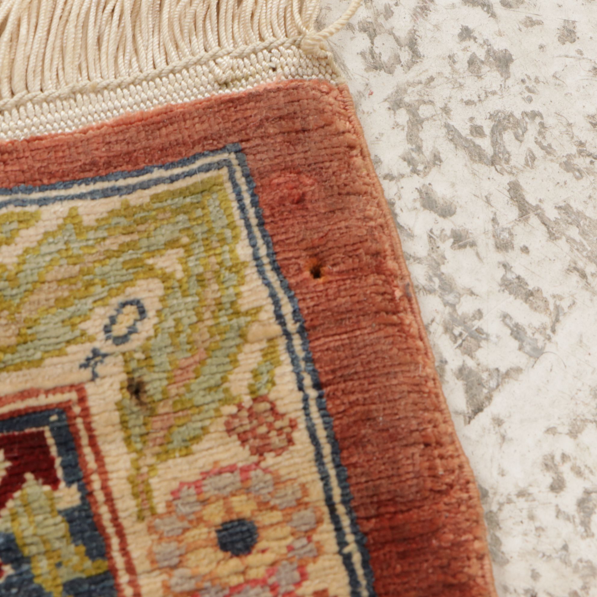 2'2 x 3'6 Hand-Knotted Turkish Kayseri Silk Prayer Rug