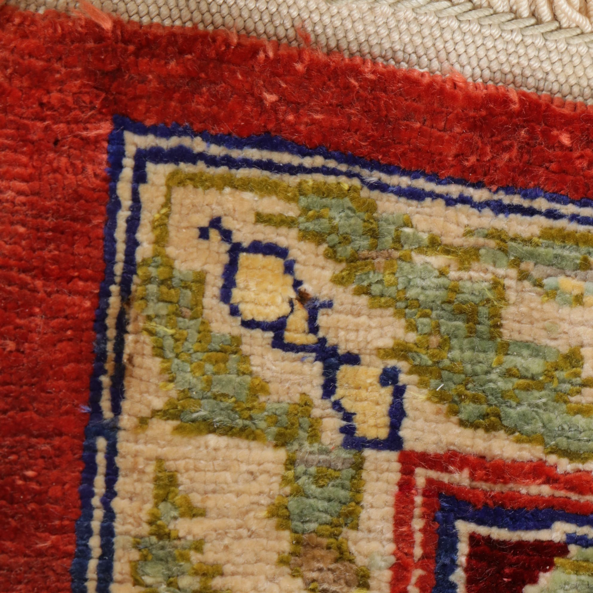 2'2 x 3'6 Hand-Knotted Turkish Kayseri Silk Prayer Rug