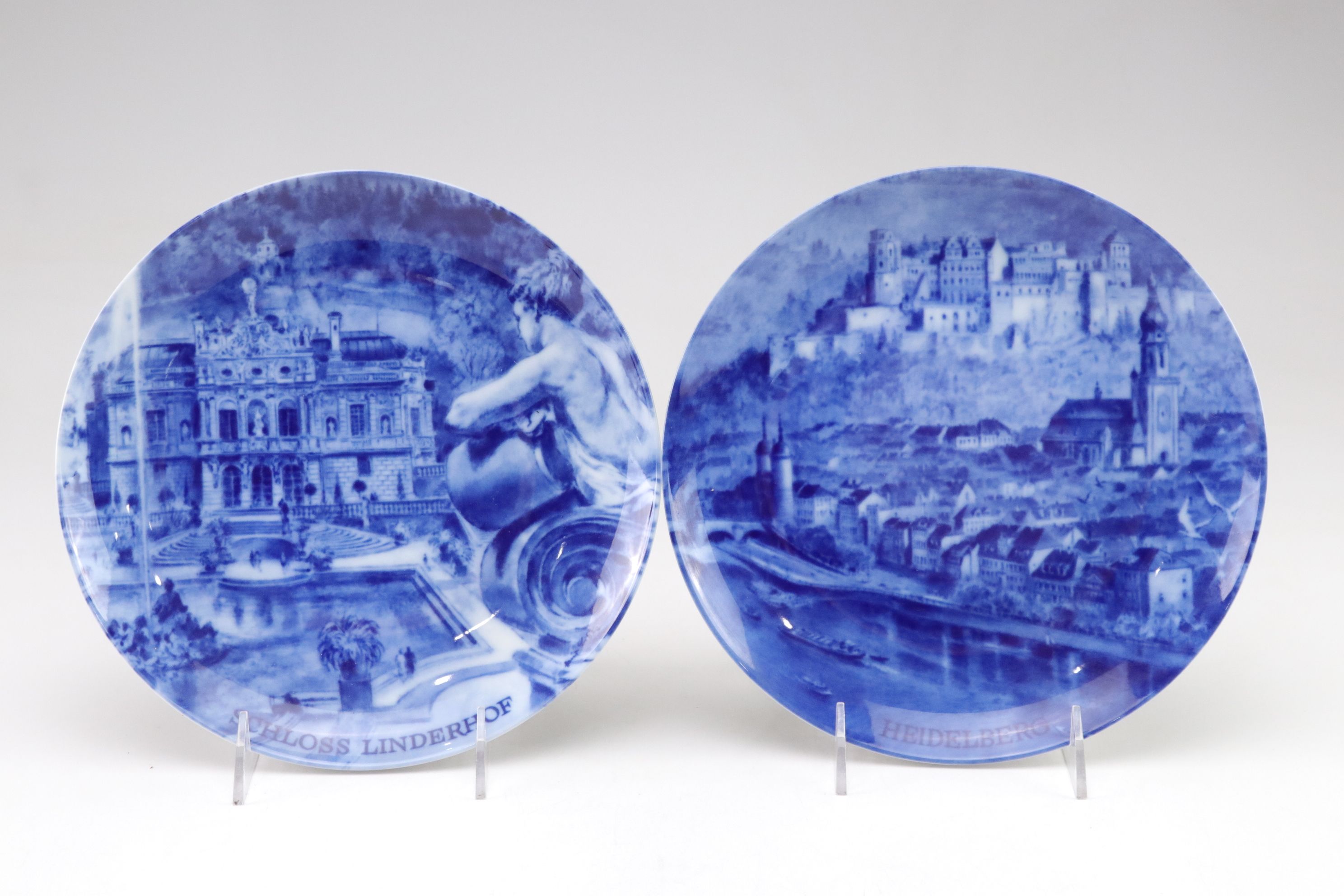 A. K. Kaiser Collector Plates Depicting German Cities