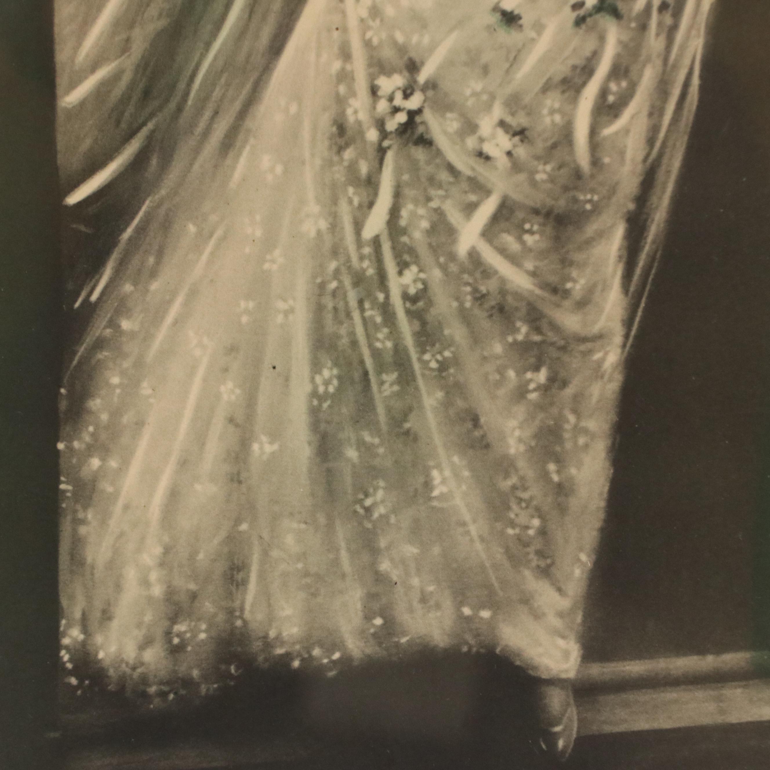 Hand-Colored Wedding Photographs and Silver Gelatin Portrait, Late 19th Century