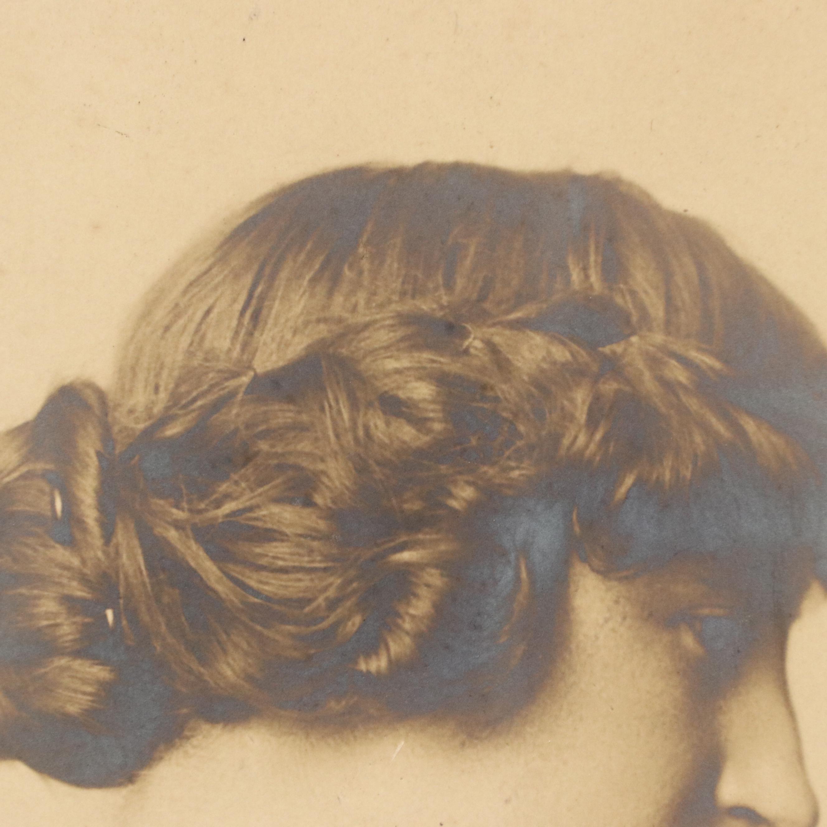 Hand-Colored Wedding Photographs and Silver Gelatin Portrait, Late 19th Century