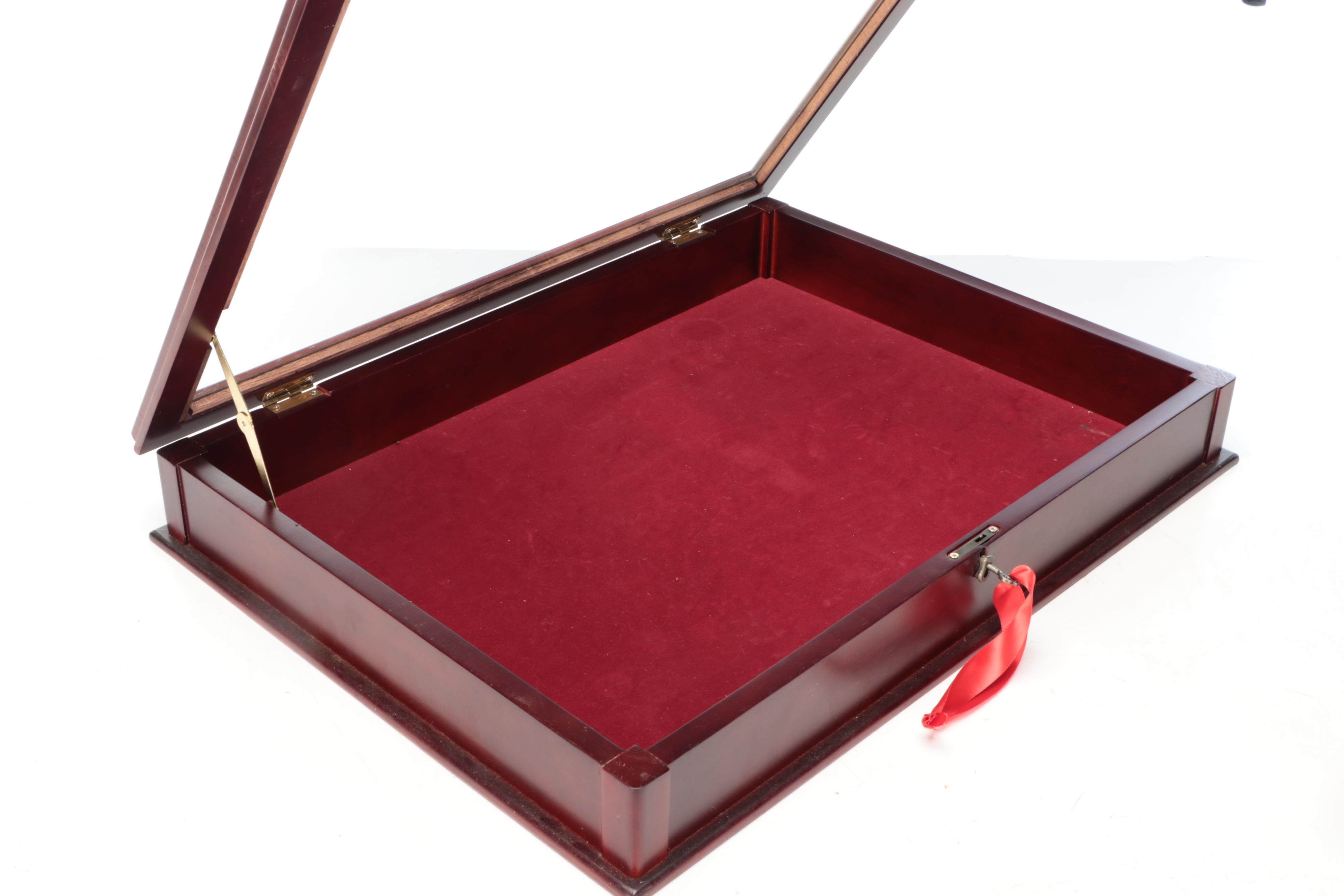 Wood Framed Watch Display Cases