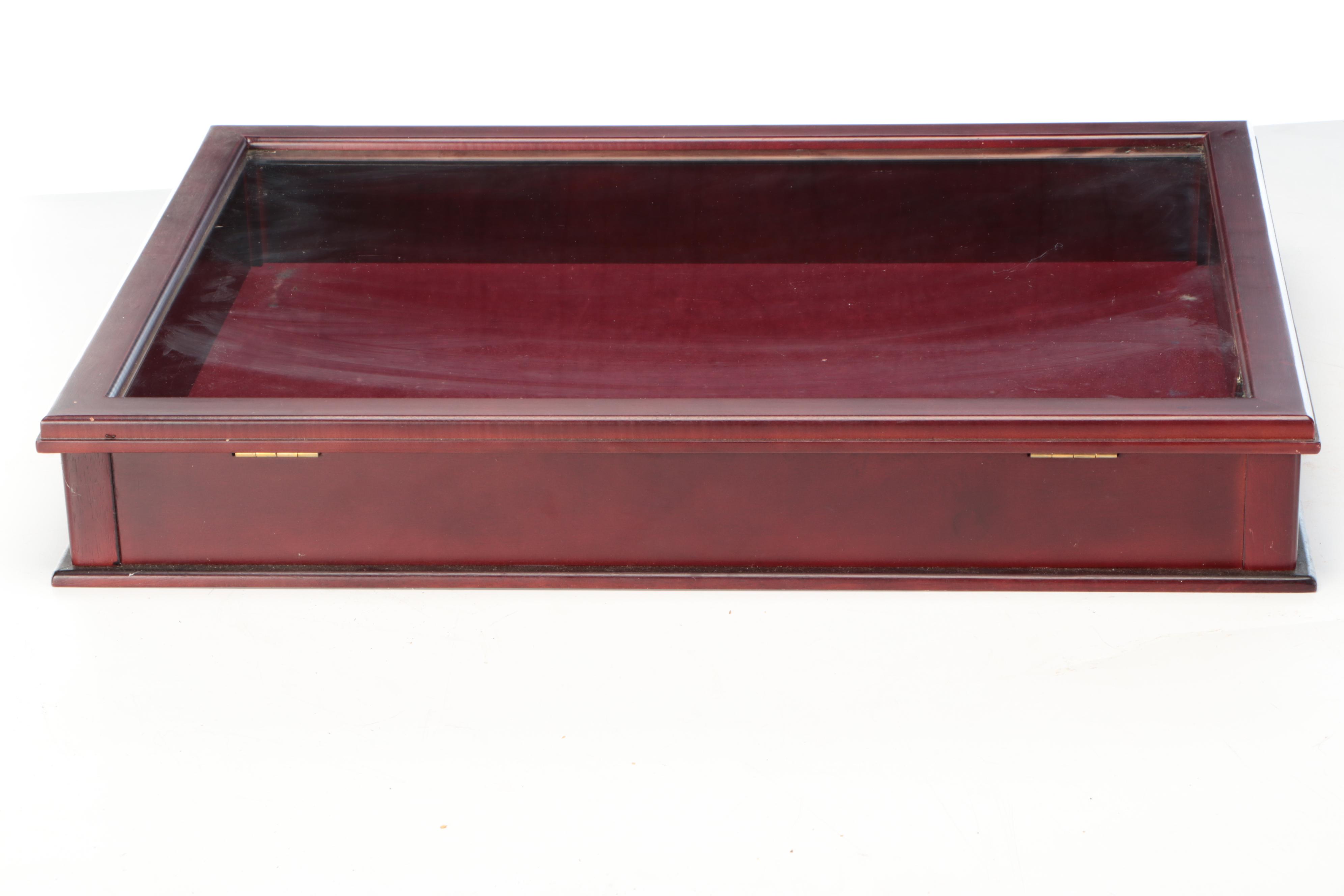 Wood Framed Watch Display Cases