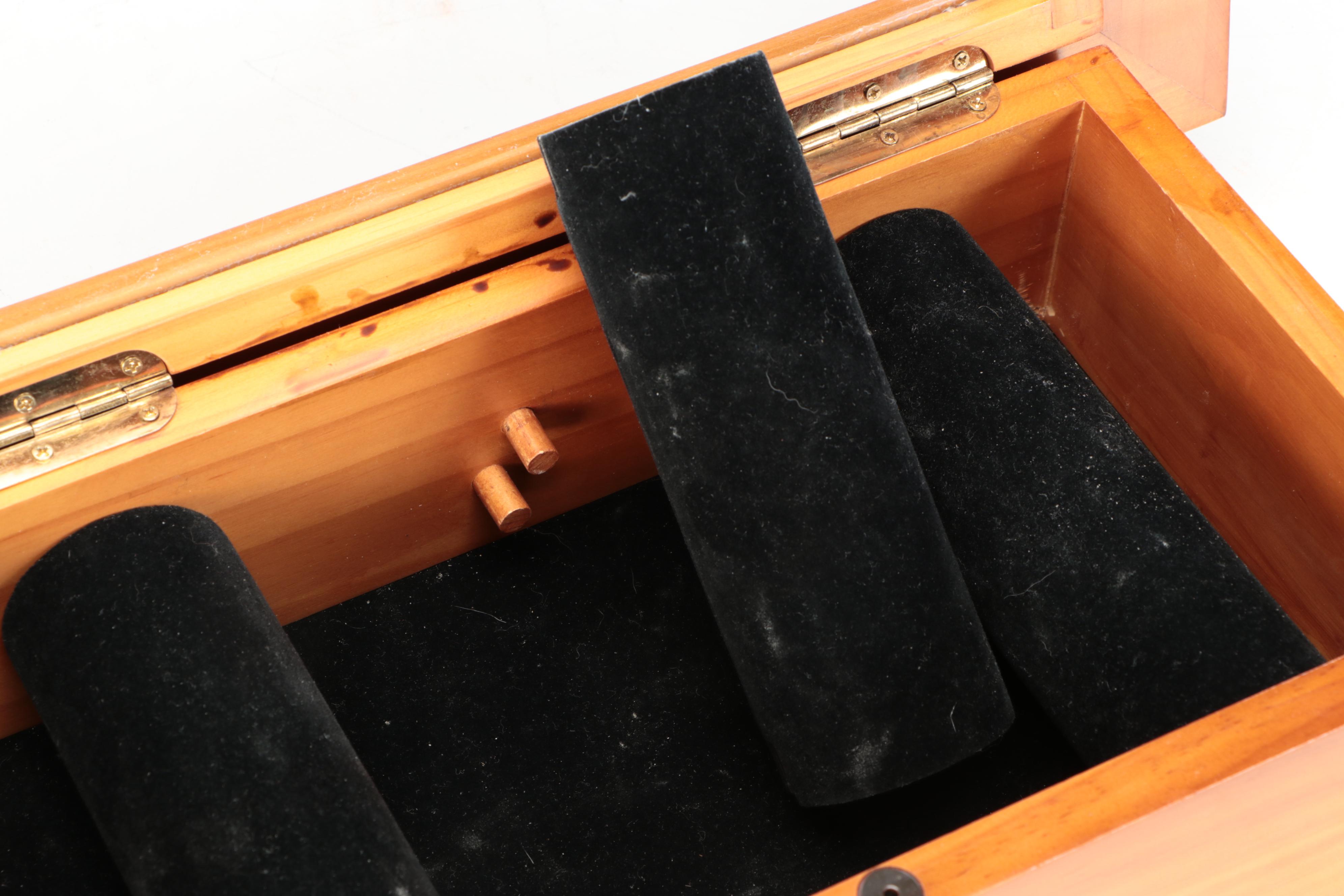 Wood Framed Watch Display Cases