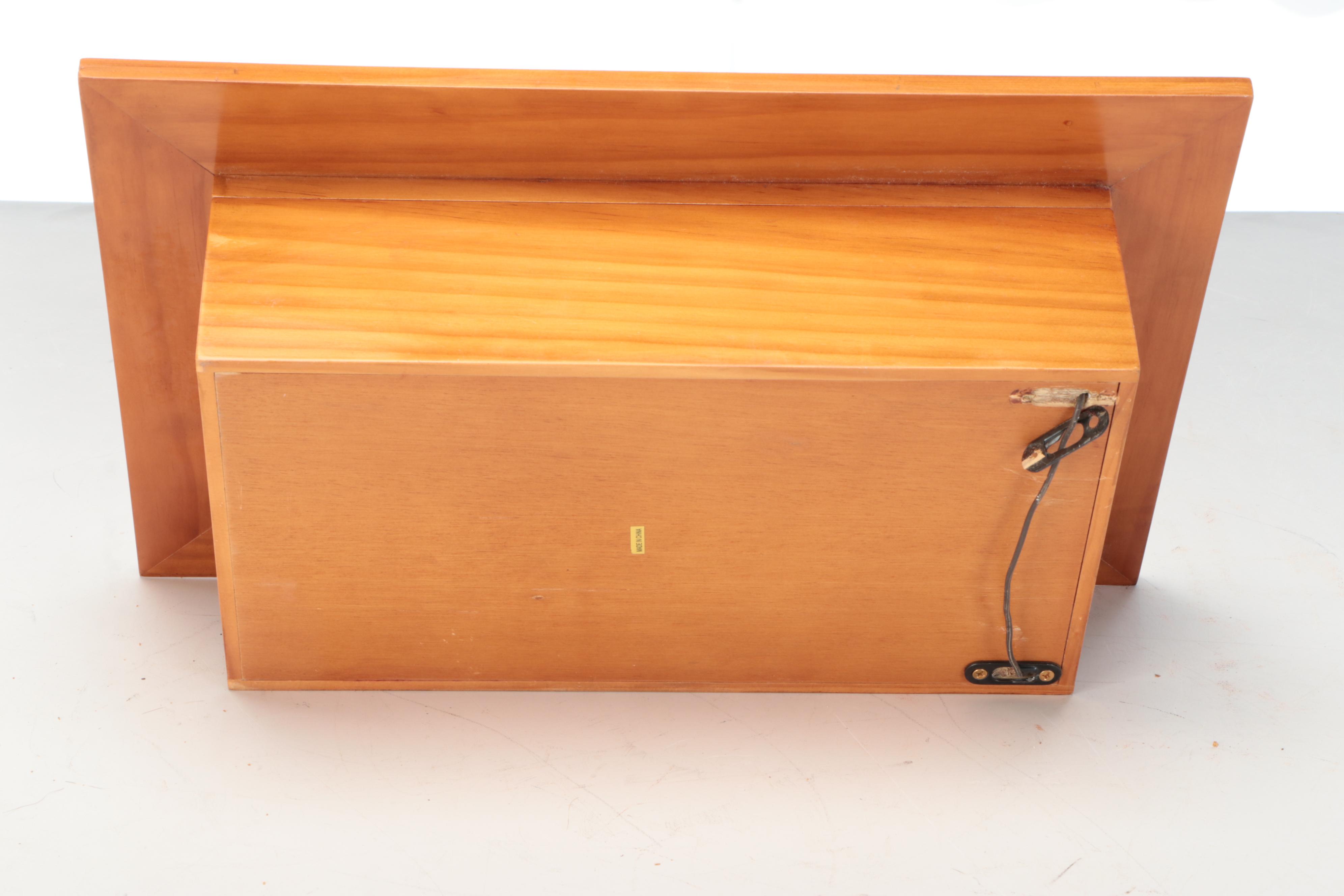 Wood Framed Watch Display Cases