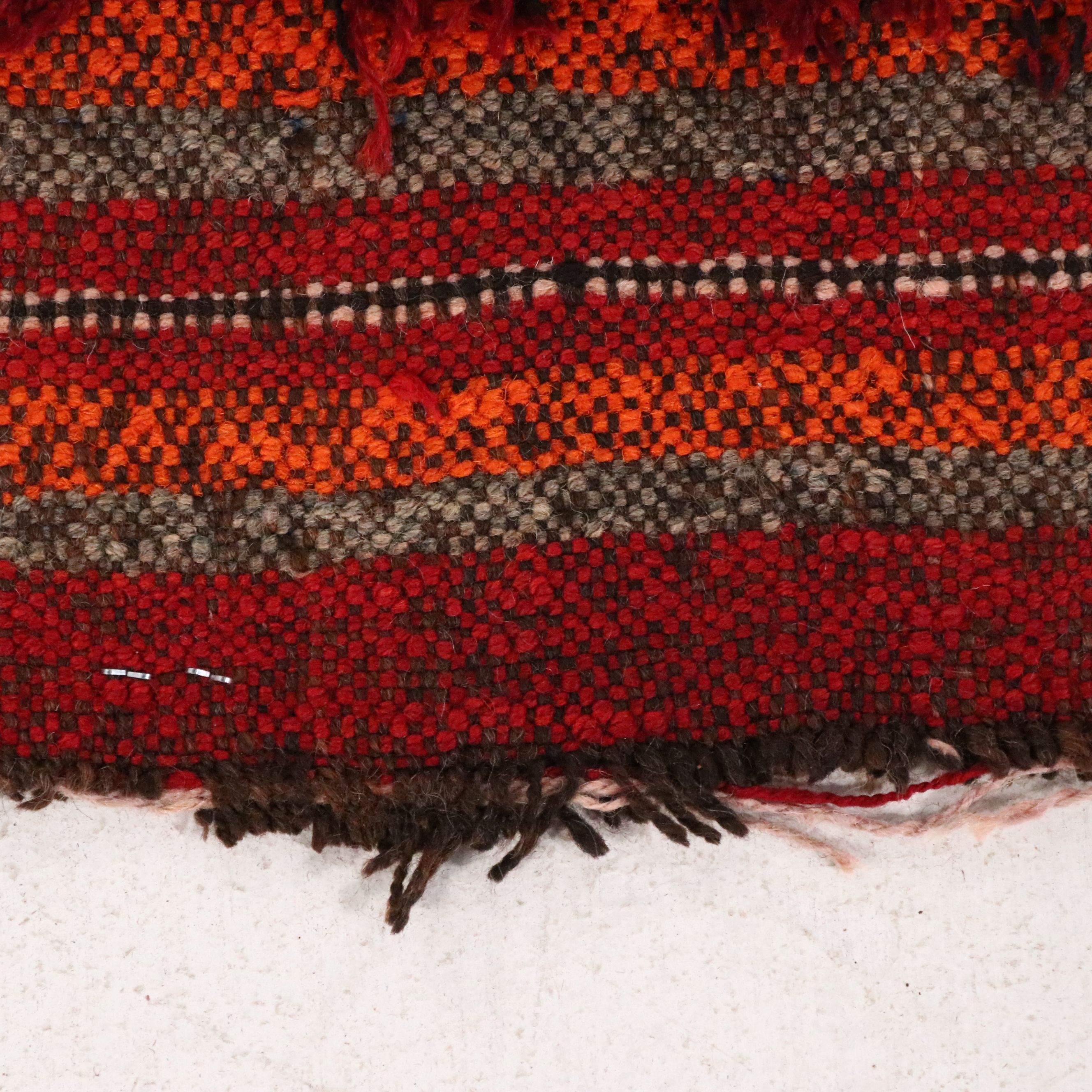 3'7 x 8'1 Hand-Knotted Moroccan Berber Long Rug