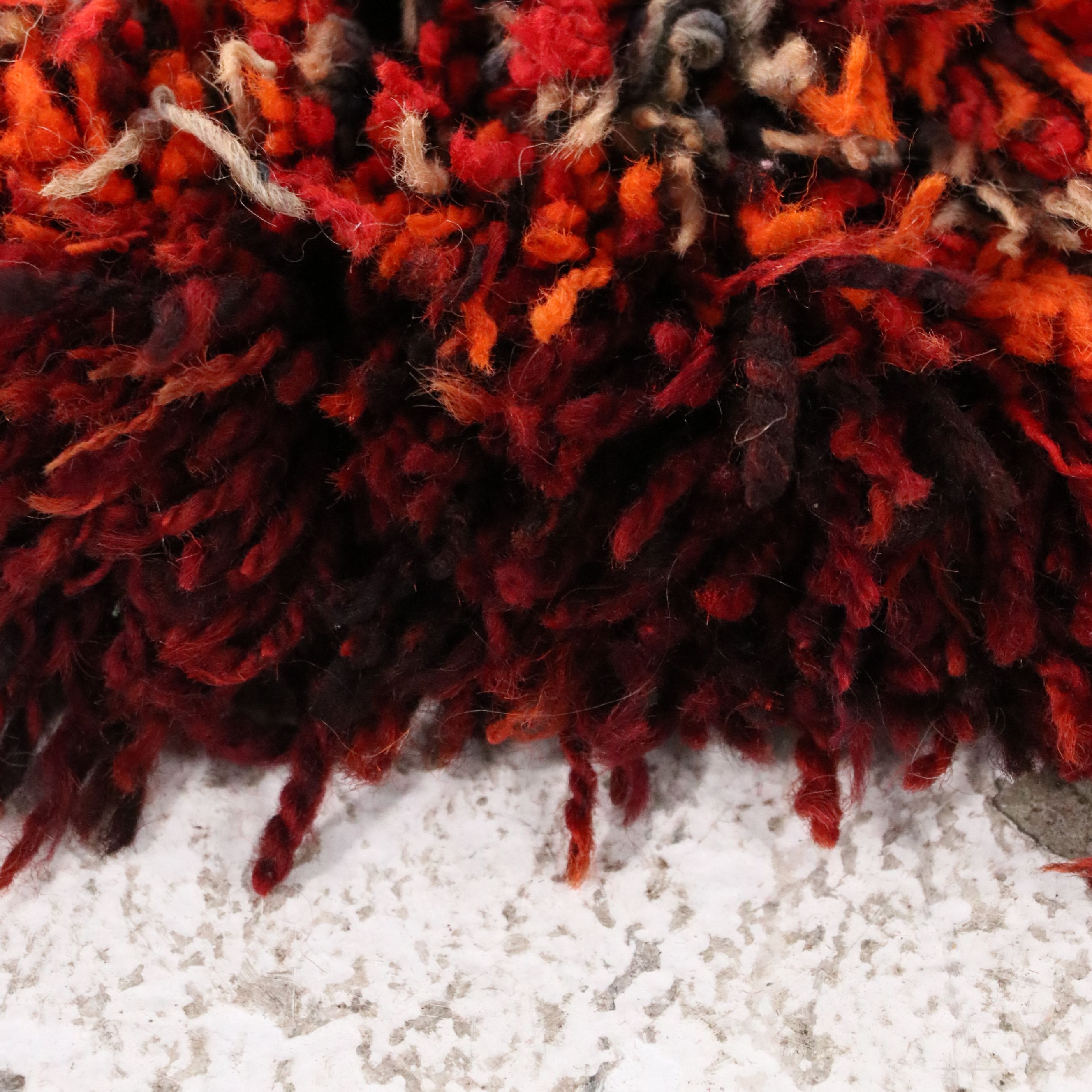 3'7 x 8'1 Hand-Knotted Moroccan Berber Long Rug