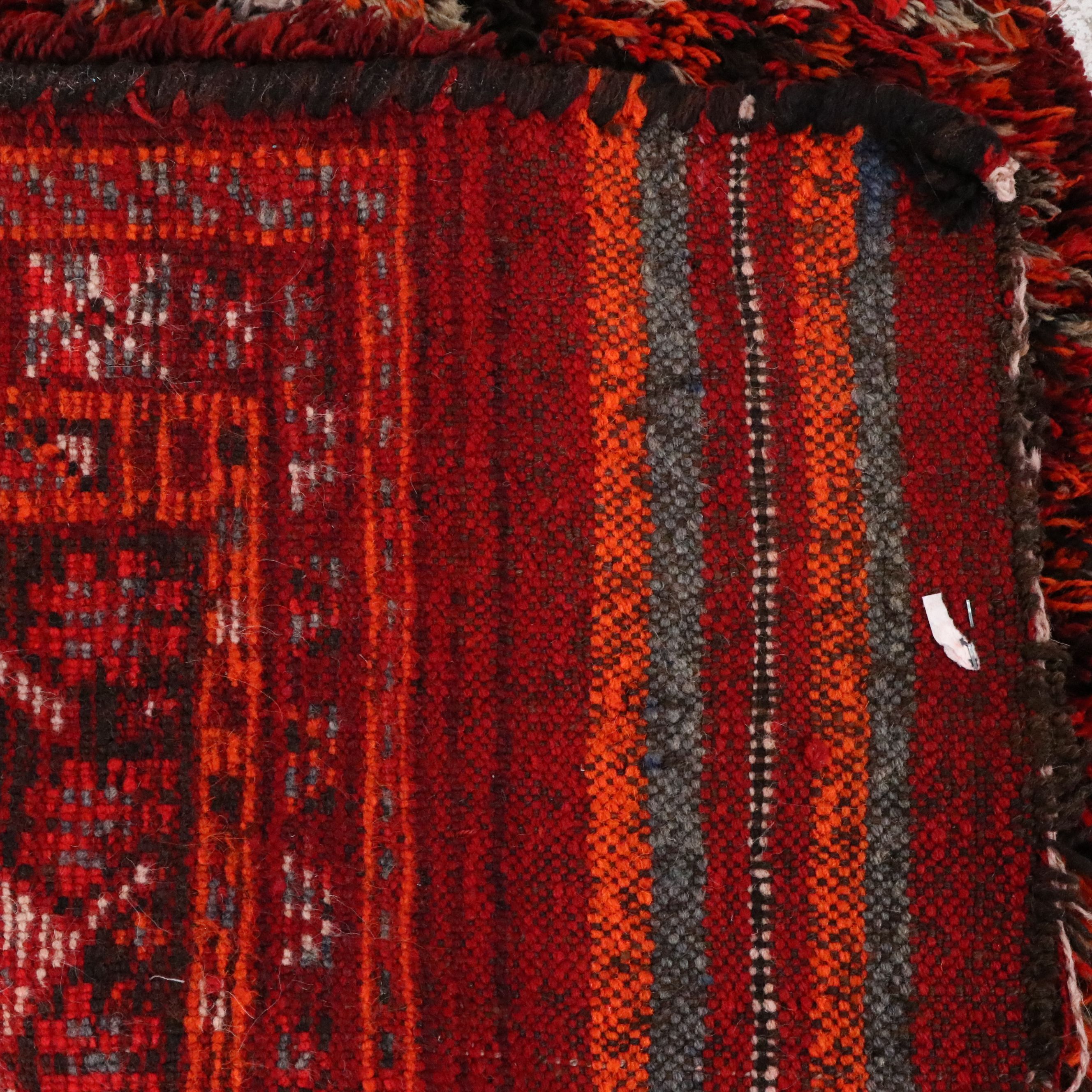 3'7 x 8'1 Hand-Knotted Moroccan Berber Long Rug