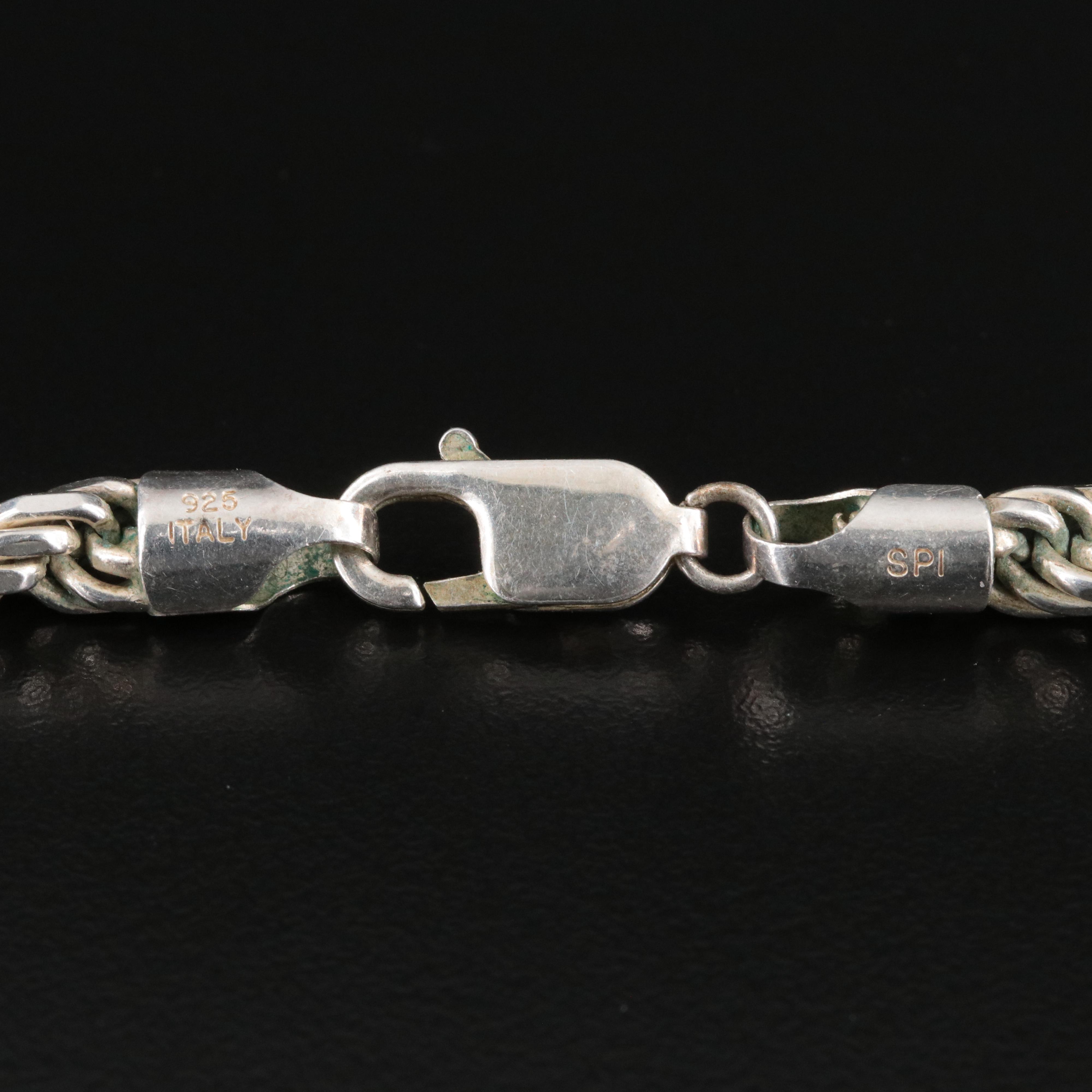 Sterling Rope Chain Necklace