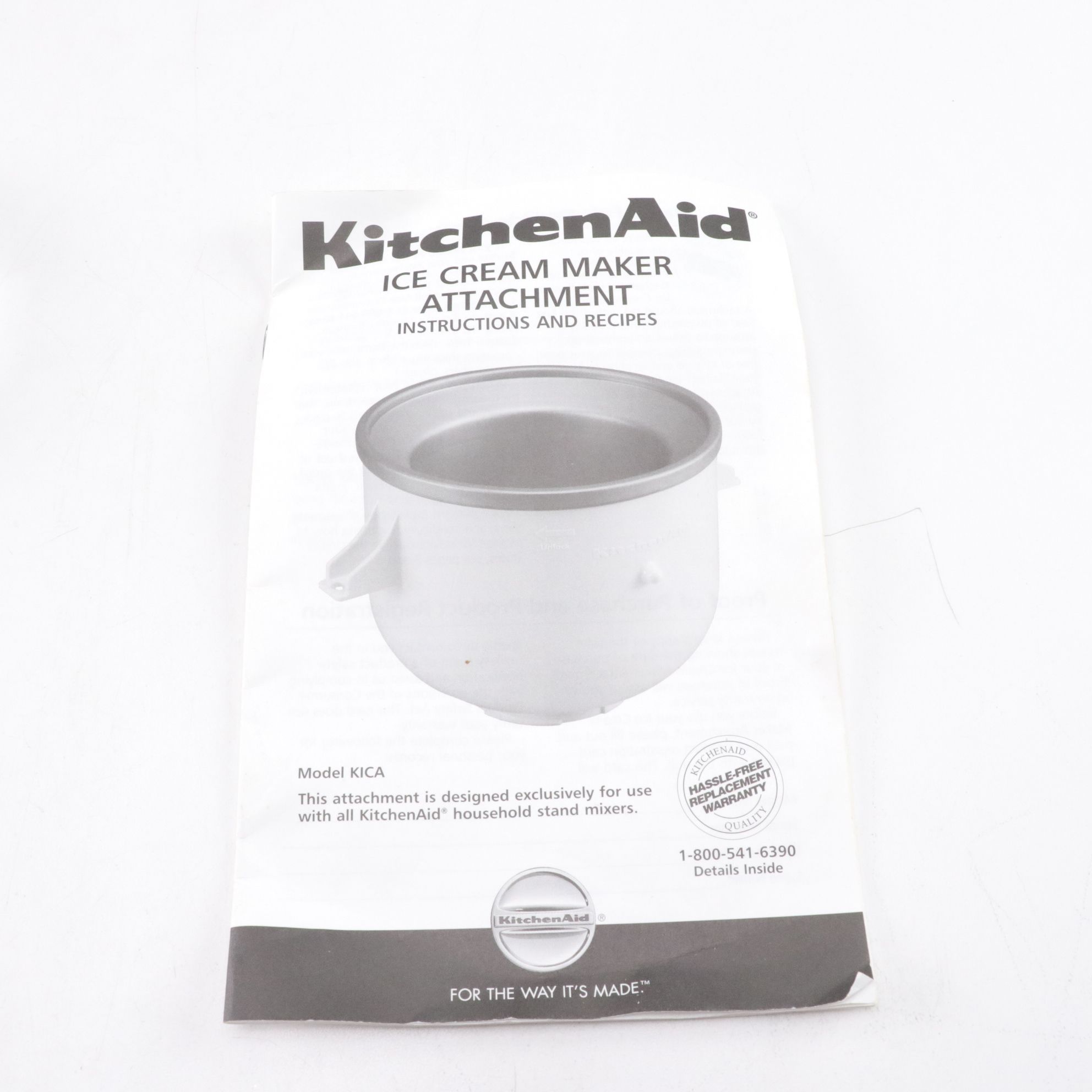 KitchenAid Ice Cream Maker and KitoArt Food Grinder Attachments for Stand Mixer