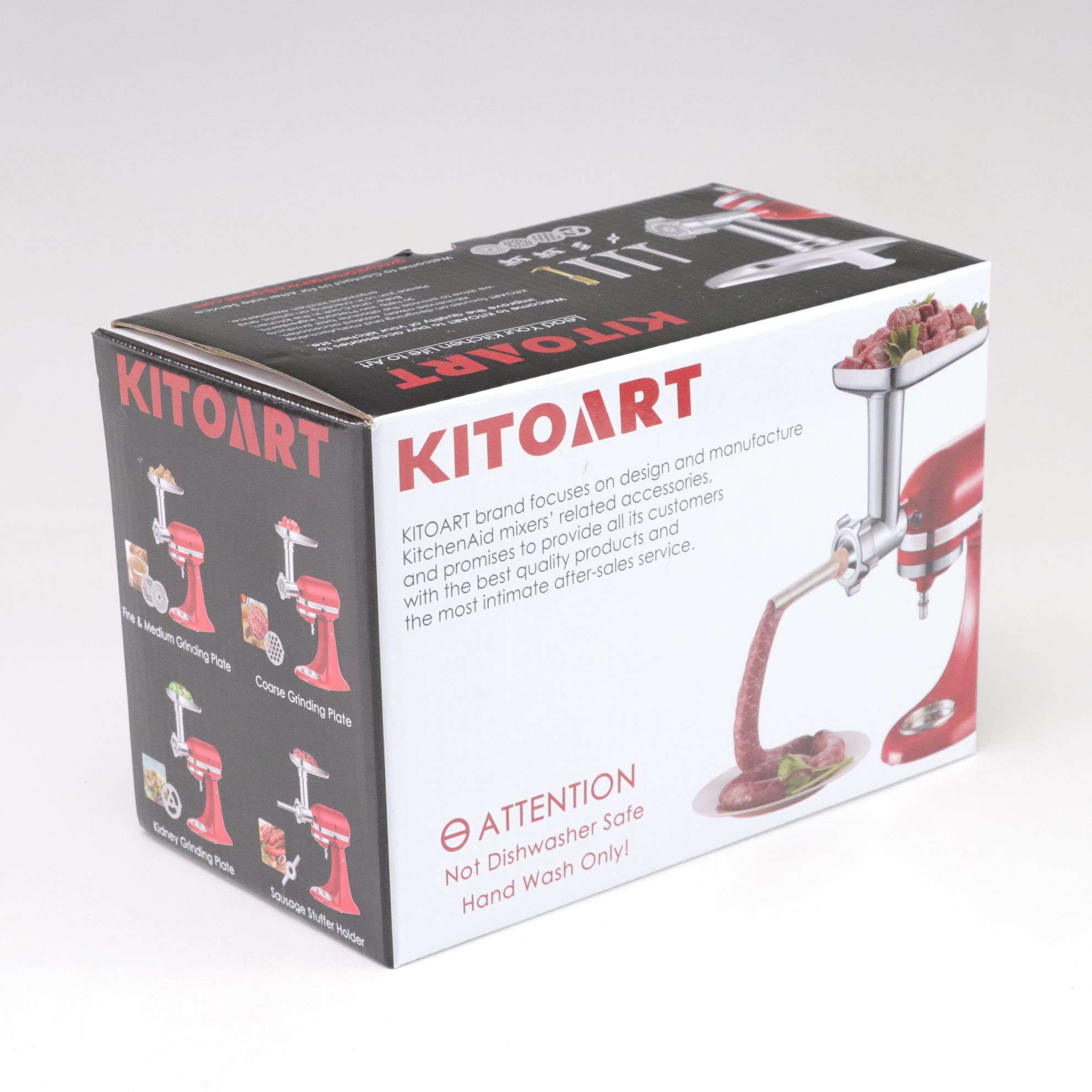 KitchenAid Ice Cream Maker and KitoArt Food Grinder Attachments for Stand Mixer