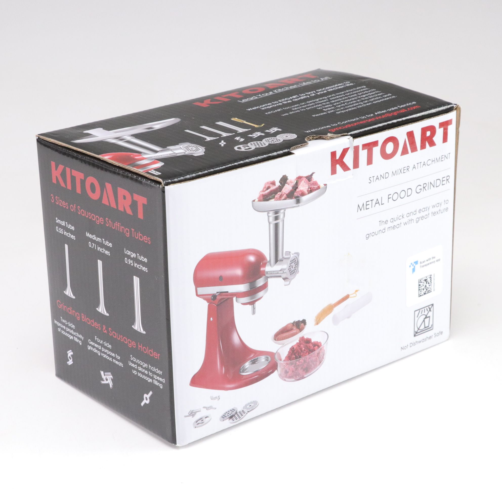 KitchenAid Ice Cream Maker and KitoArt Food Grinder Attachments for Stand Mixer