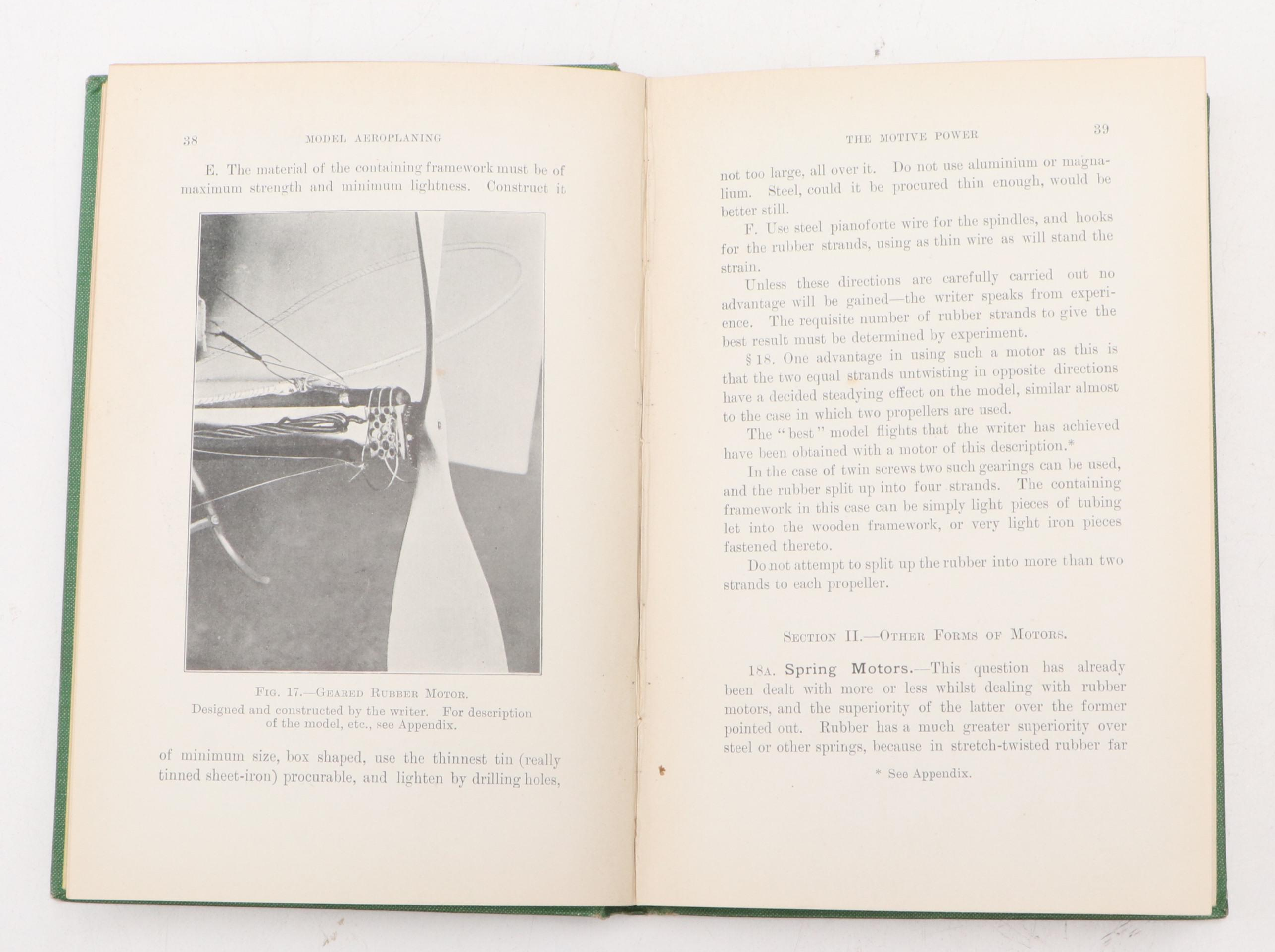 "The Theory and Practice of Model Aeroplaning" by V. E. Johnson, 1910