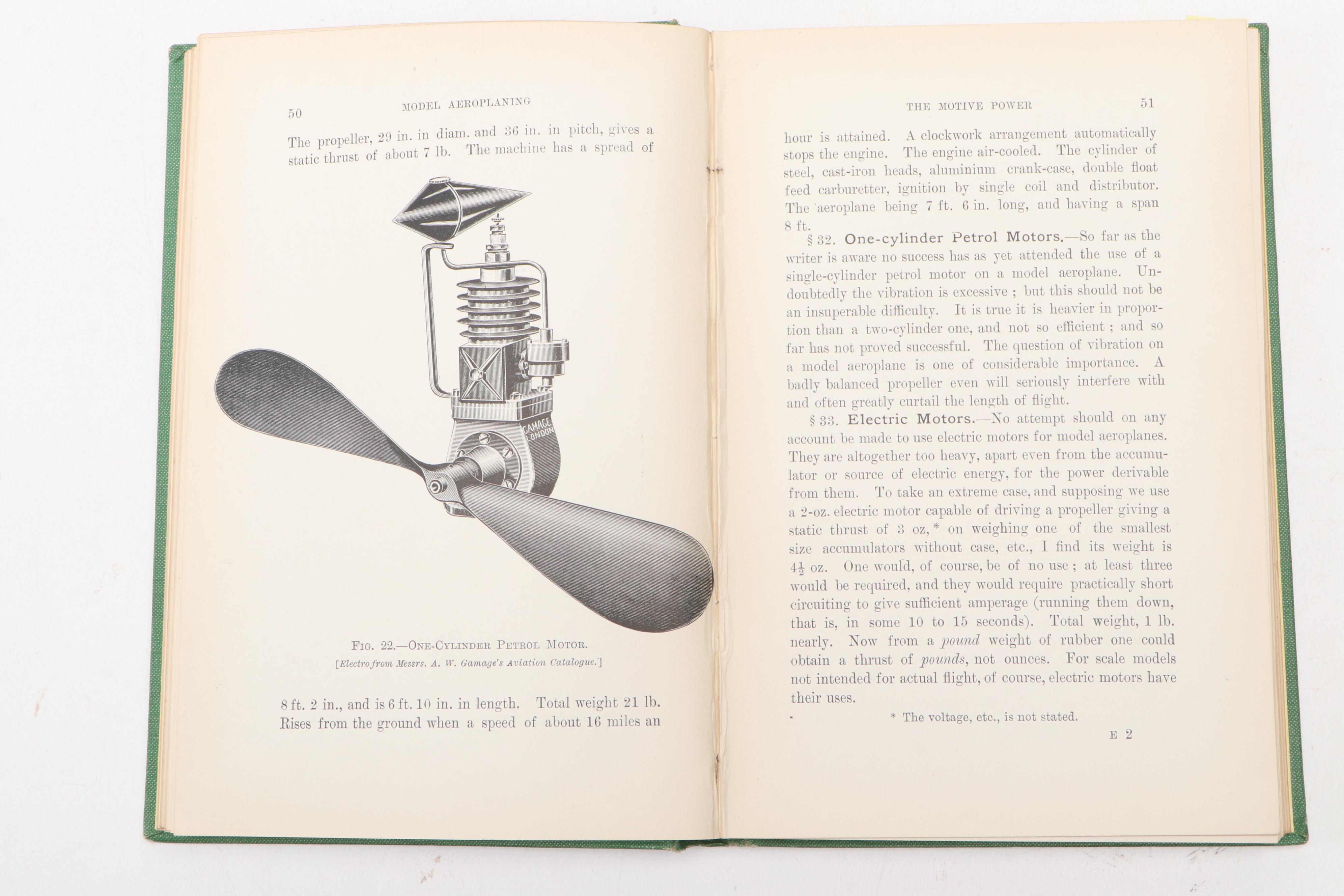 "The Theory and Practice of Model Aeroplaning" by V. E. Johnson, 1910