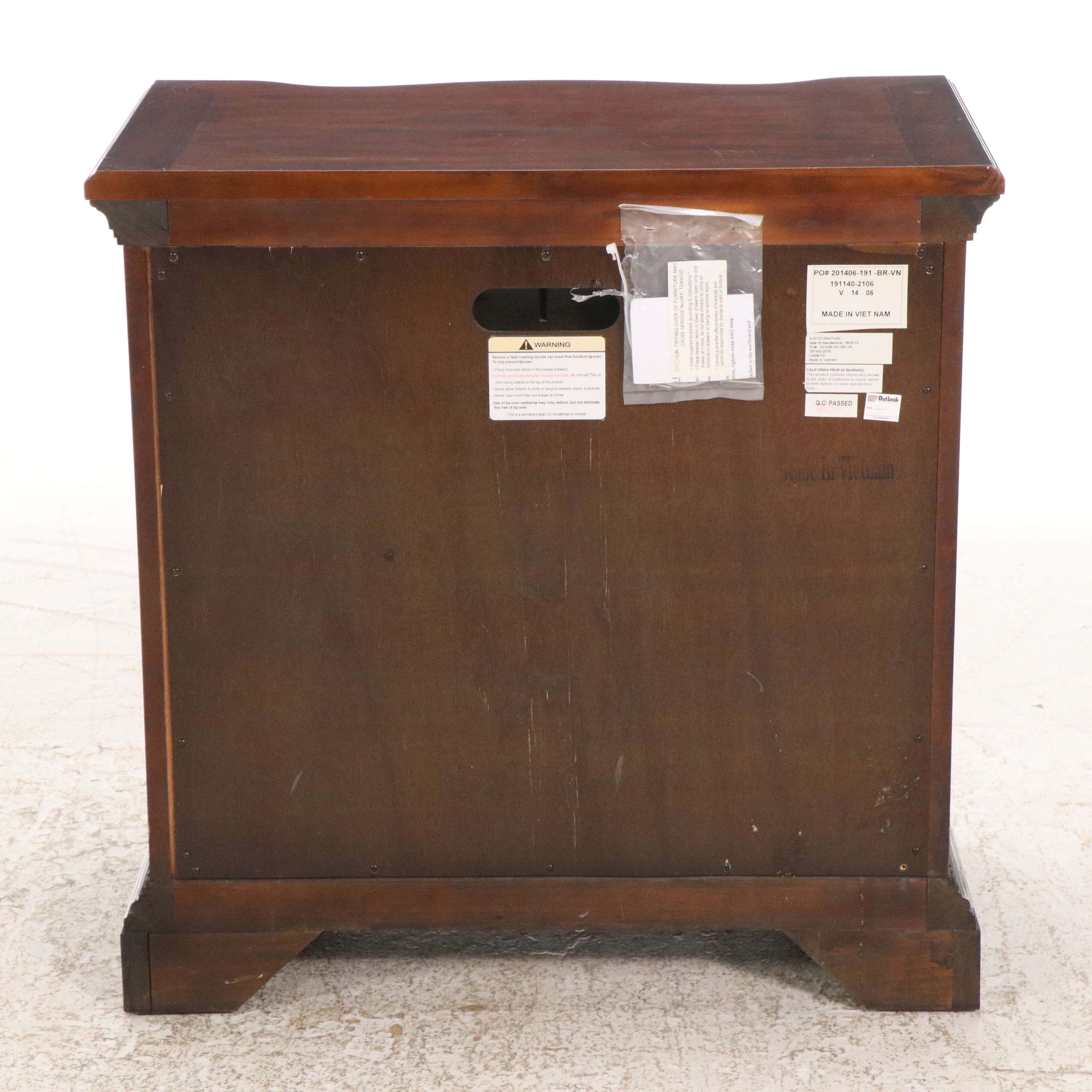 A.R.T. Furniture "Devonshire" Three-Drawer Nightstand and Chest of Drawers