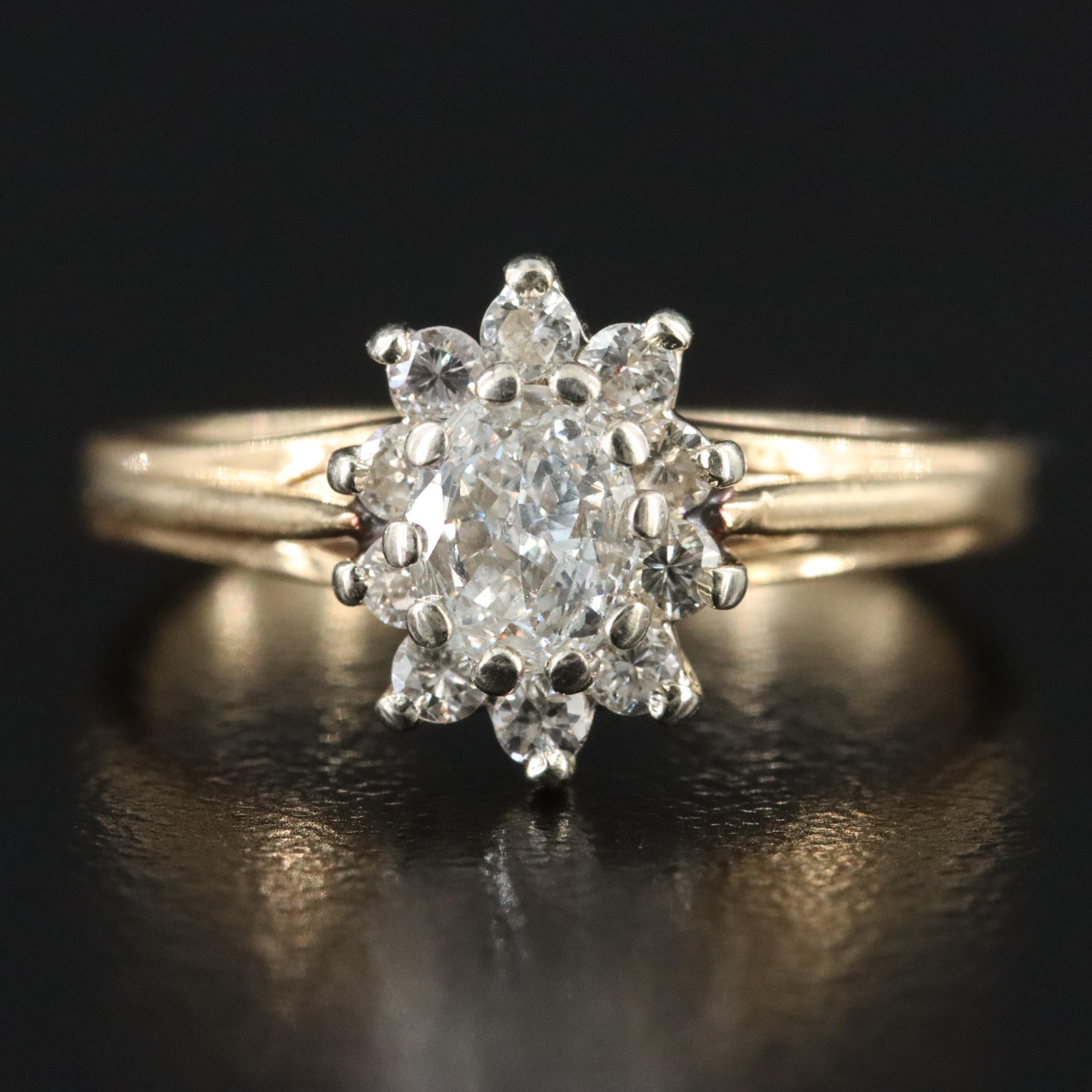 14K 0.54 CTW Diamond Ring
