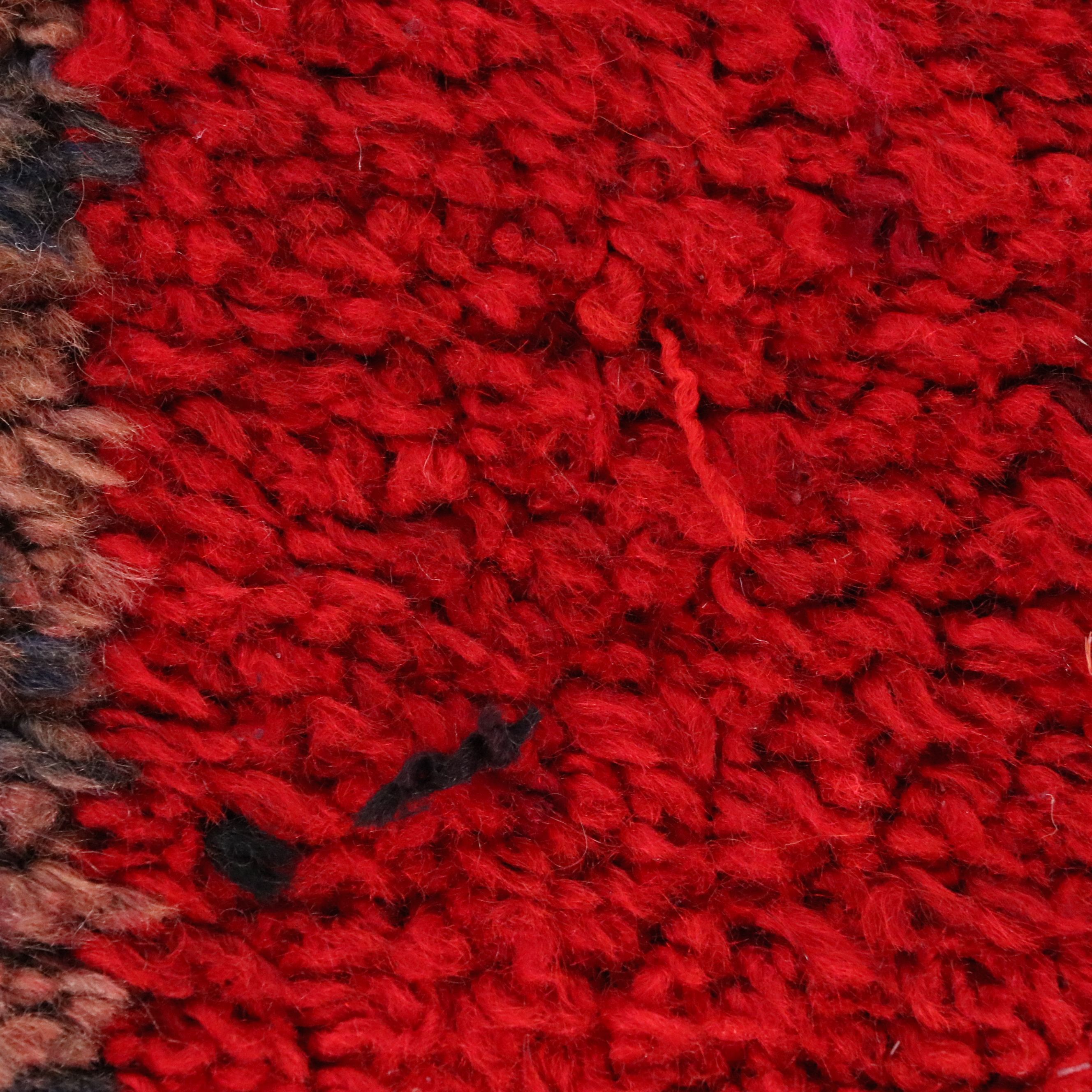 3'11 x 11'6 Hand-Knotted Moroccan Berber Long Rug