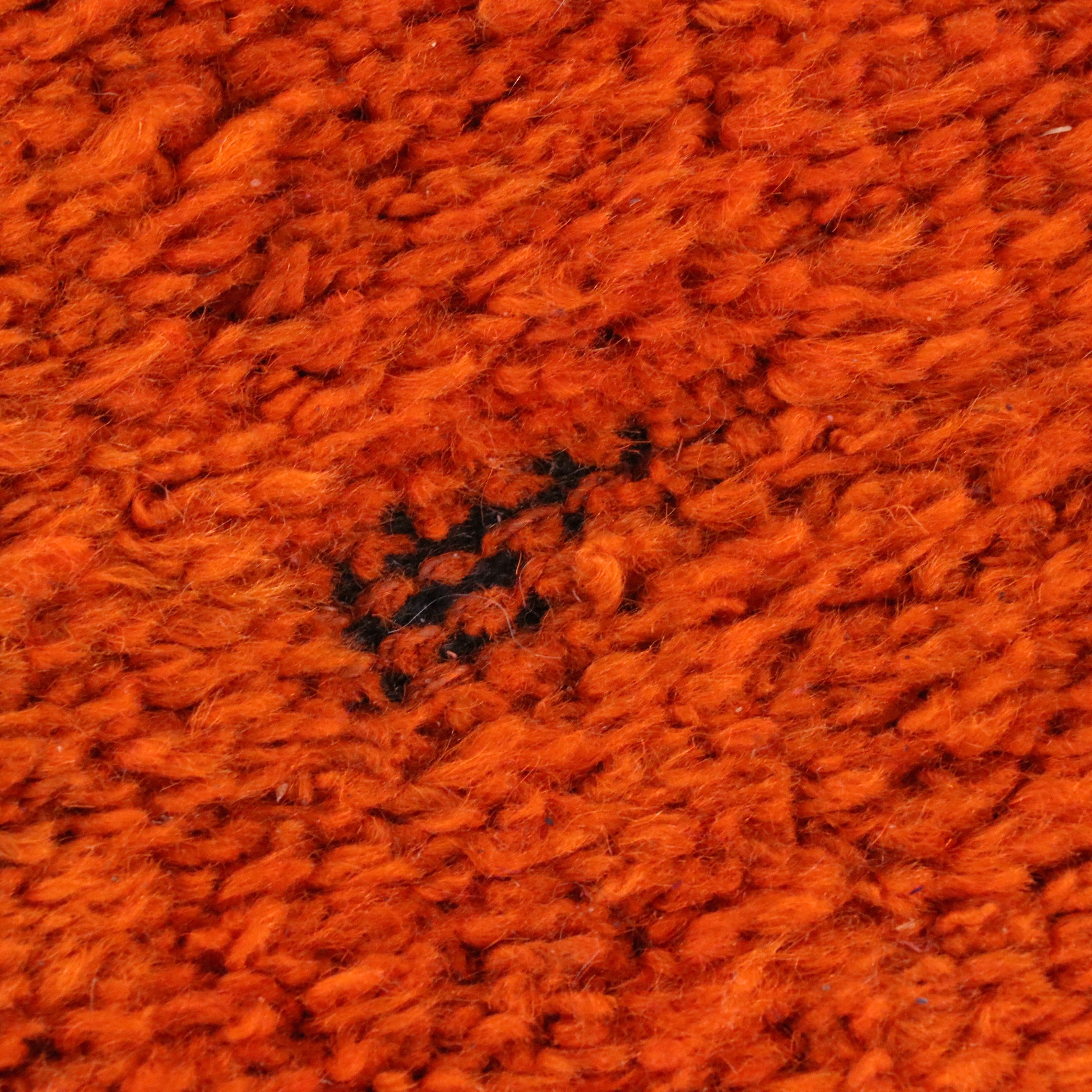 3'11 x 11'6 Hand-Knotted Moroccan Berber Long Rug