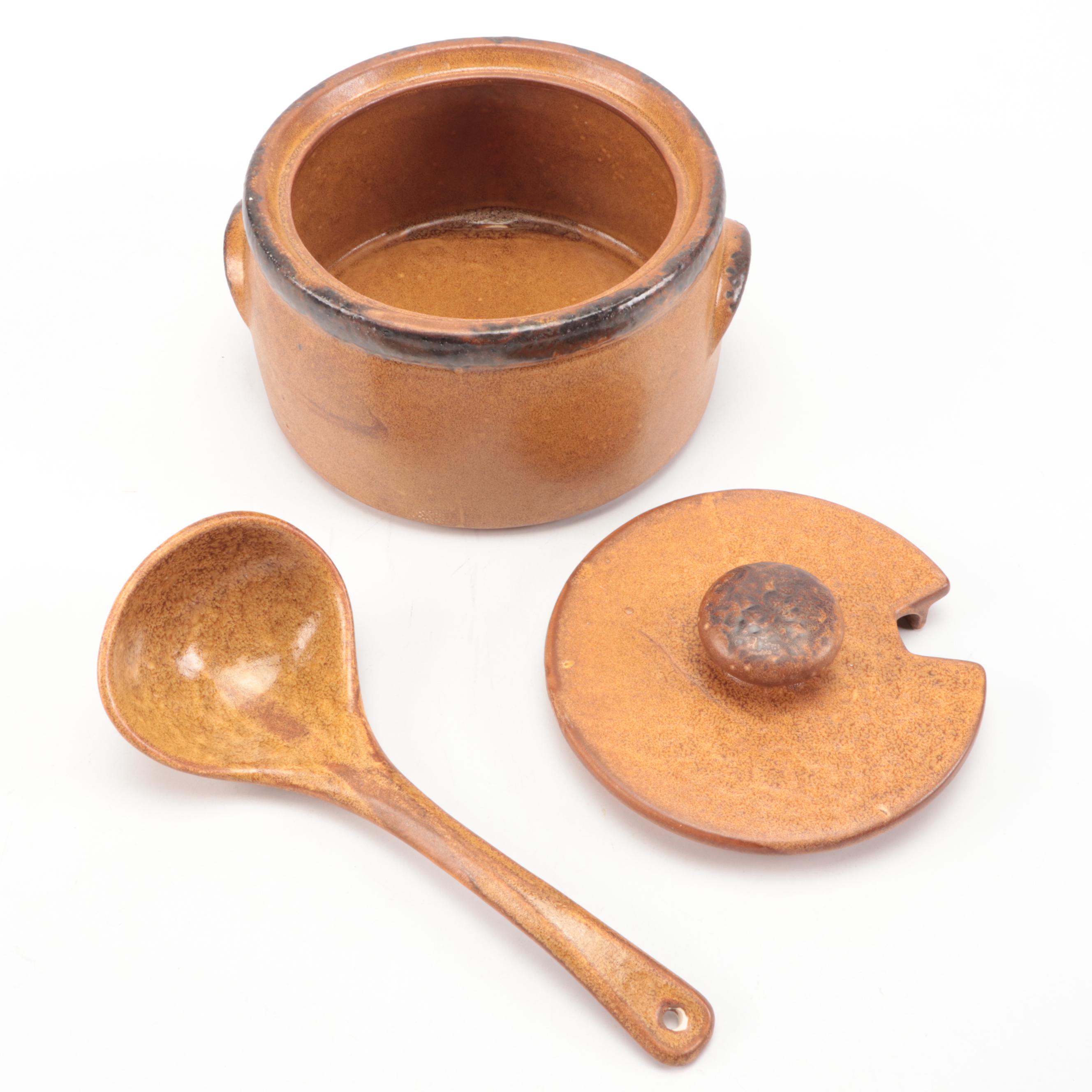 McCoy Pottery "Canyon" Southwestern Inspired Dinnerware, Mid to Late 20th C.