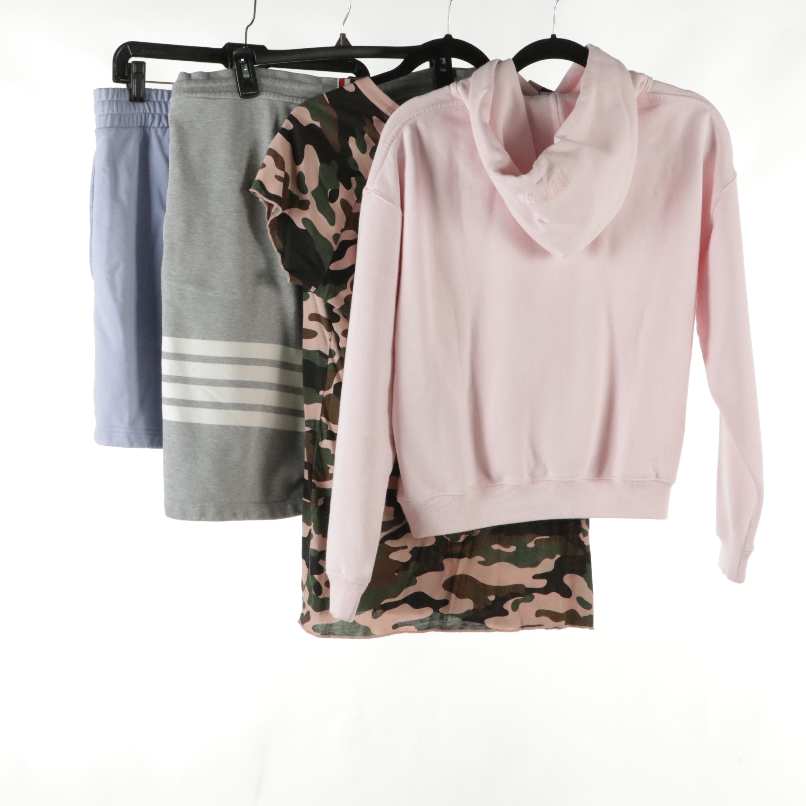 McQ Alexander McQueen and Thom Brown Athletic Shorts, Nili Lotan T-Shirt & More