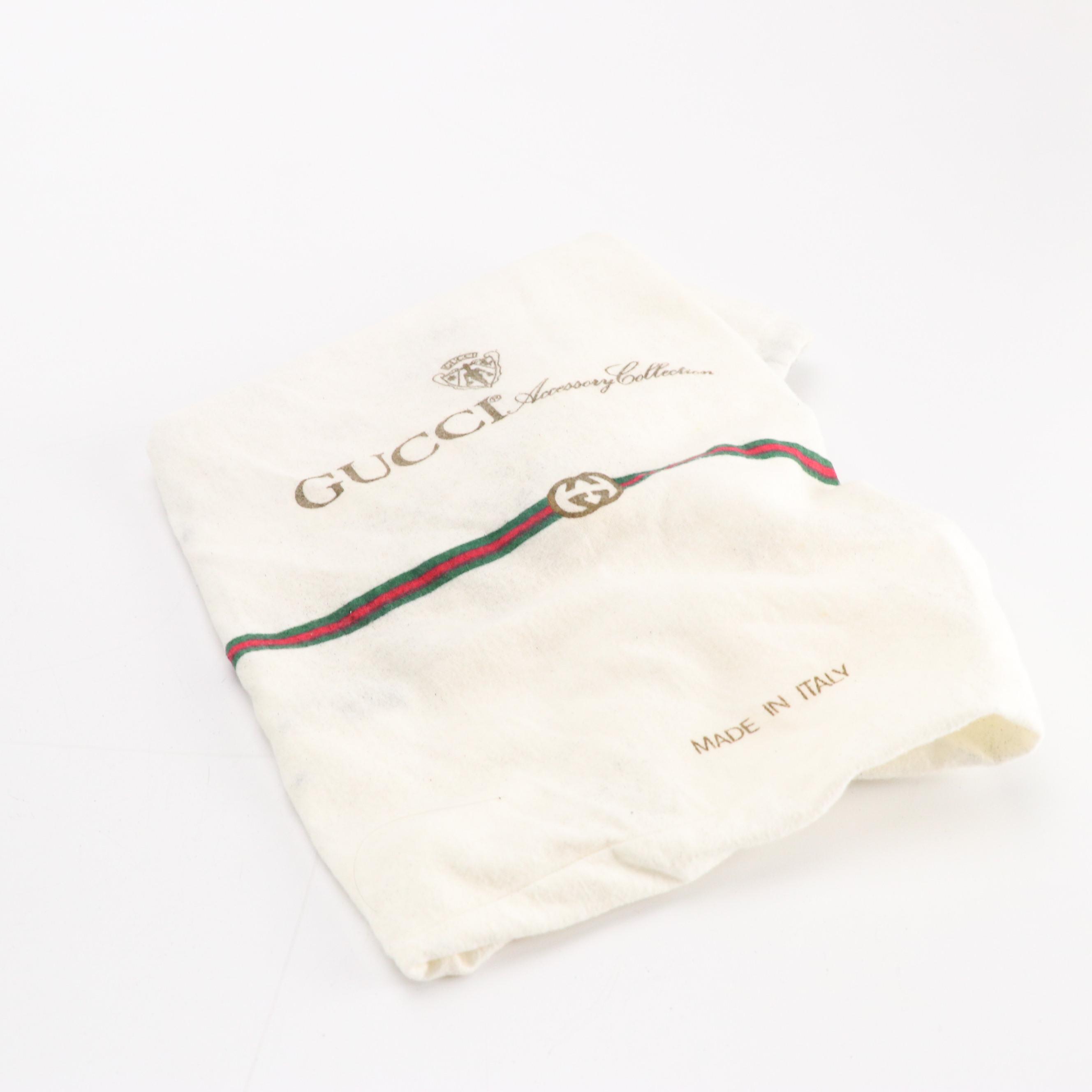 Gucci Accessory Collection Boston Bag in Navy Blue GG Supreme Canvas & Leather