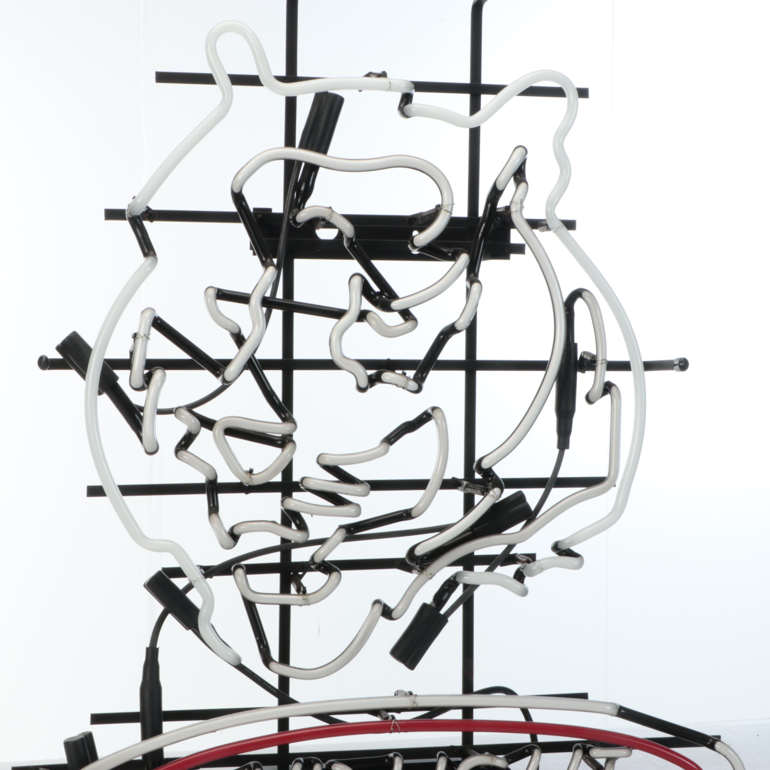 Bud Light Tiger Neon Sign