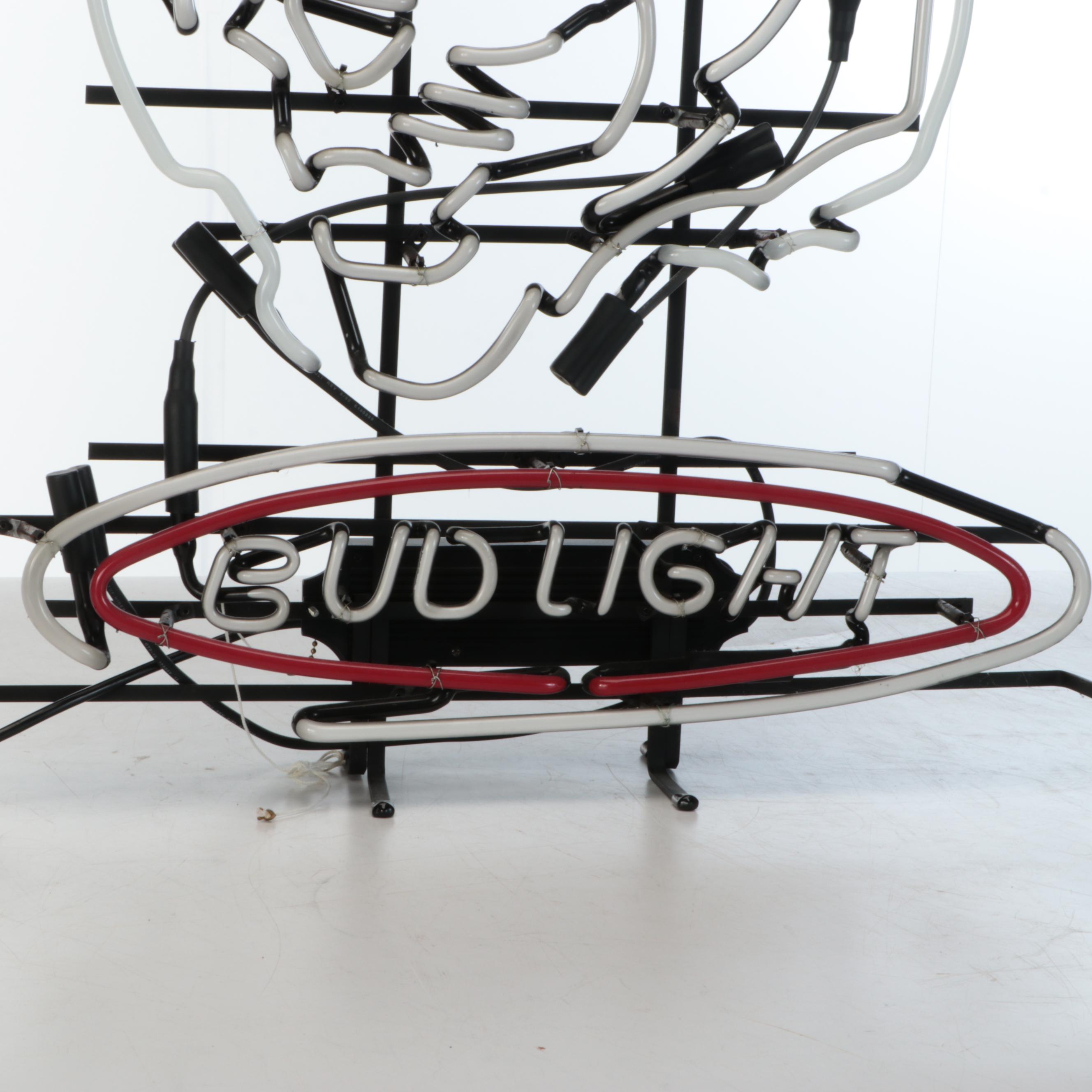 Bud Light Tiger Neon Sign