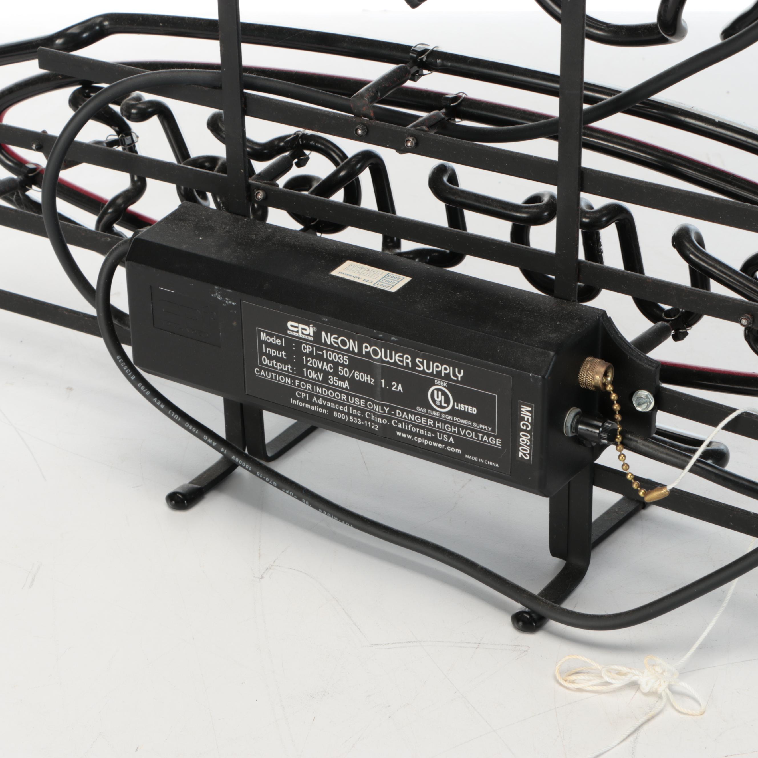 Bud Light Tiger Neon Sign