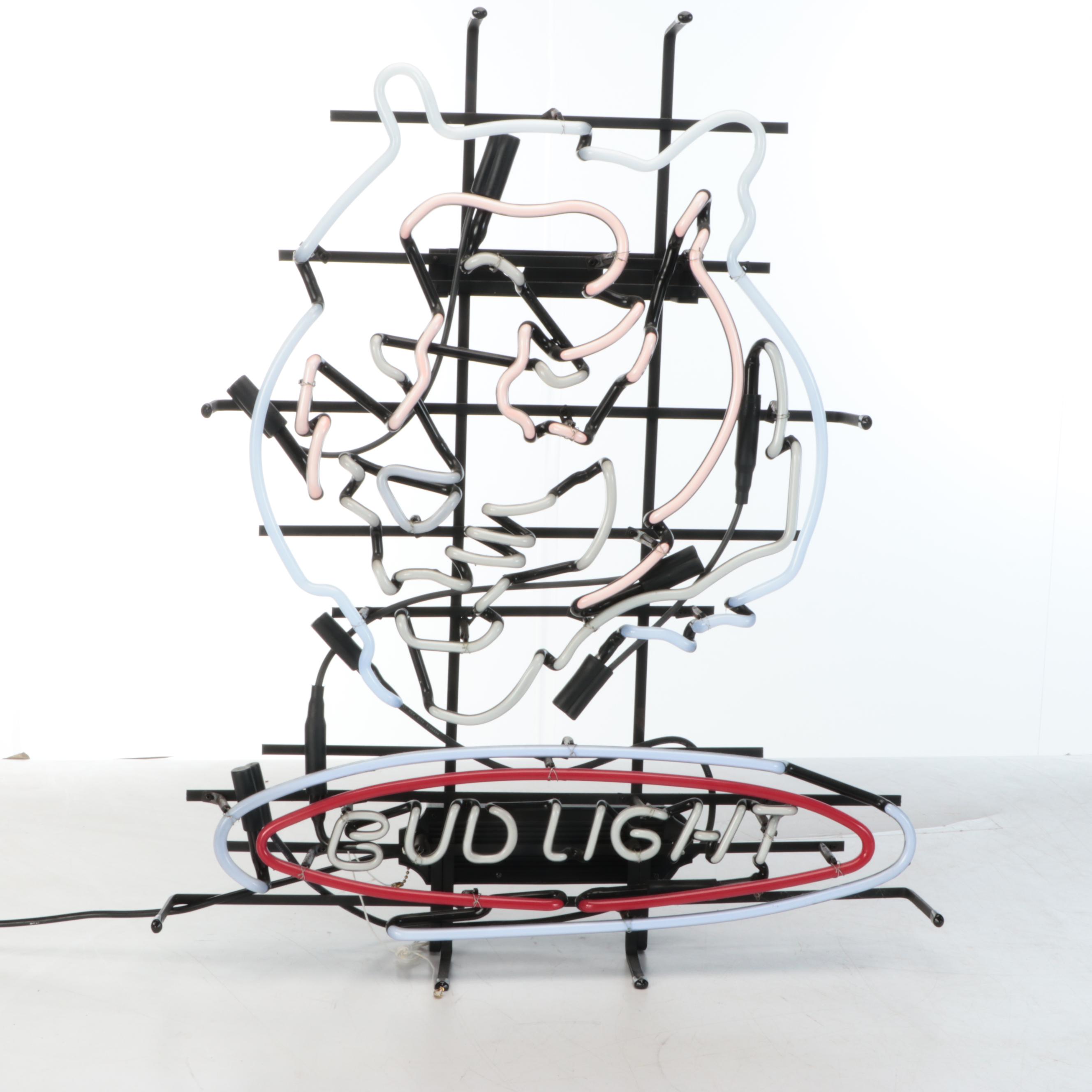 Bud Light Tiger Neon Sign