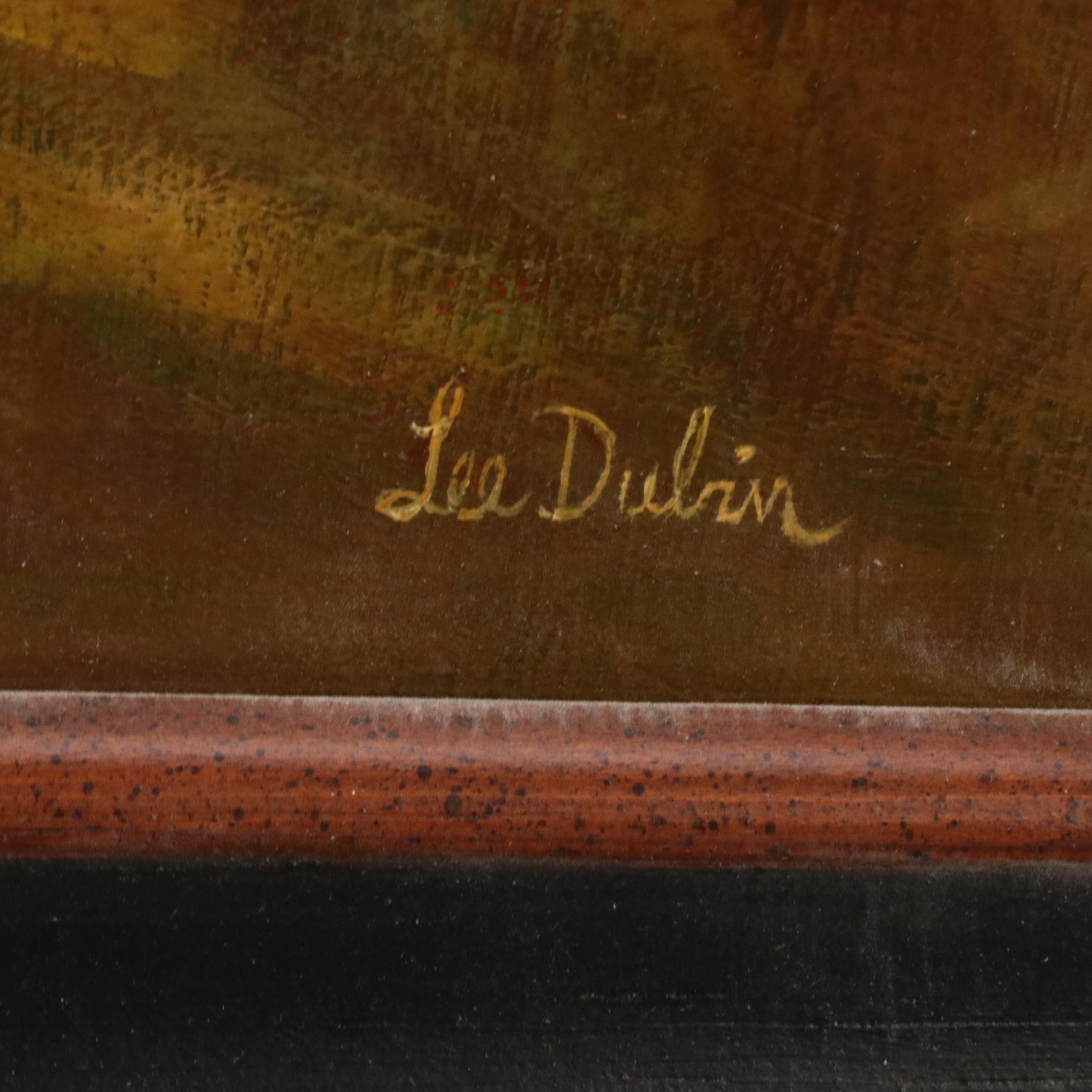 Lee Dubin American Dream Genre Oil Painting, 21st Century