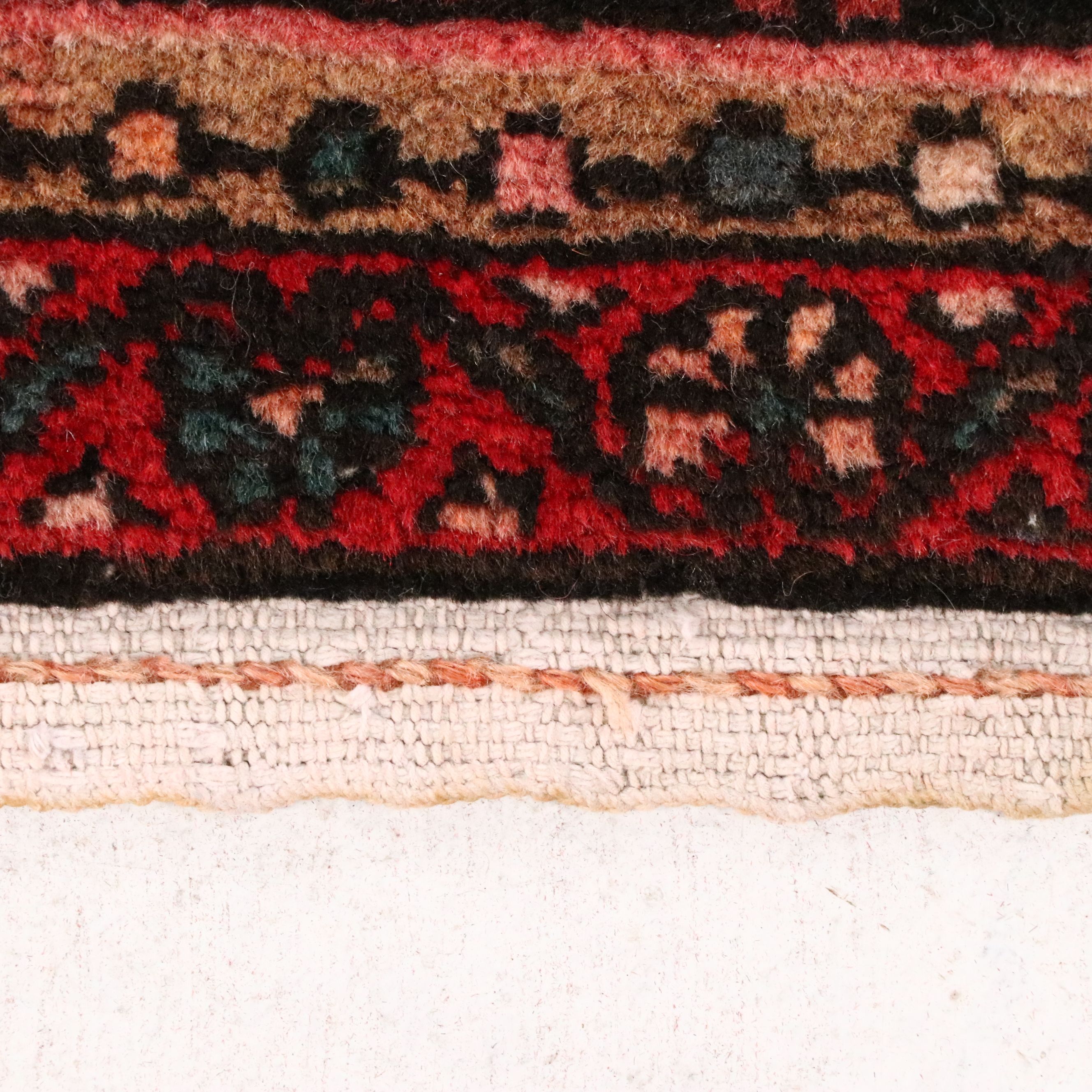 3'8 x 13'3 Hand-Knotted Persian Hamadan Long Rug