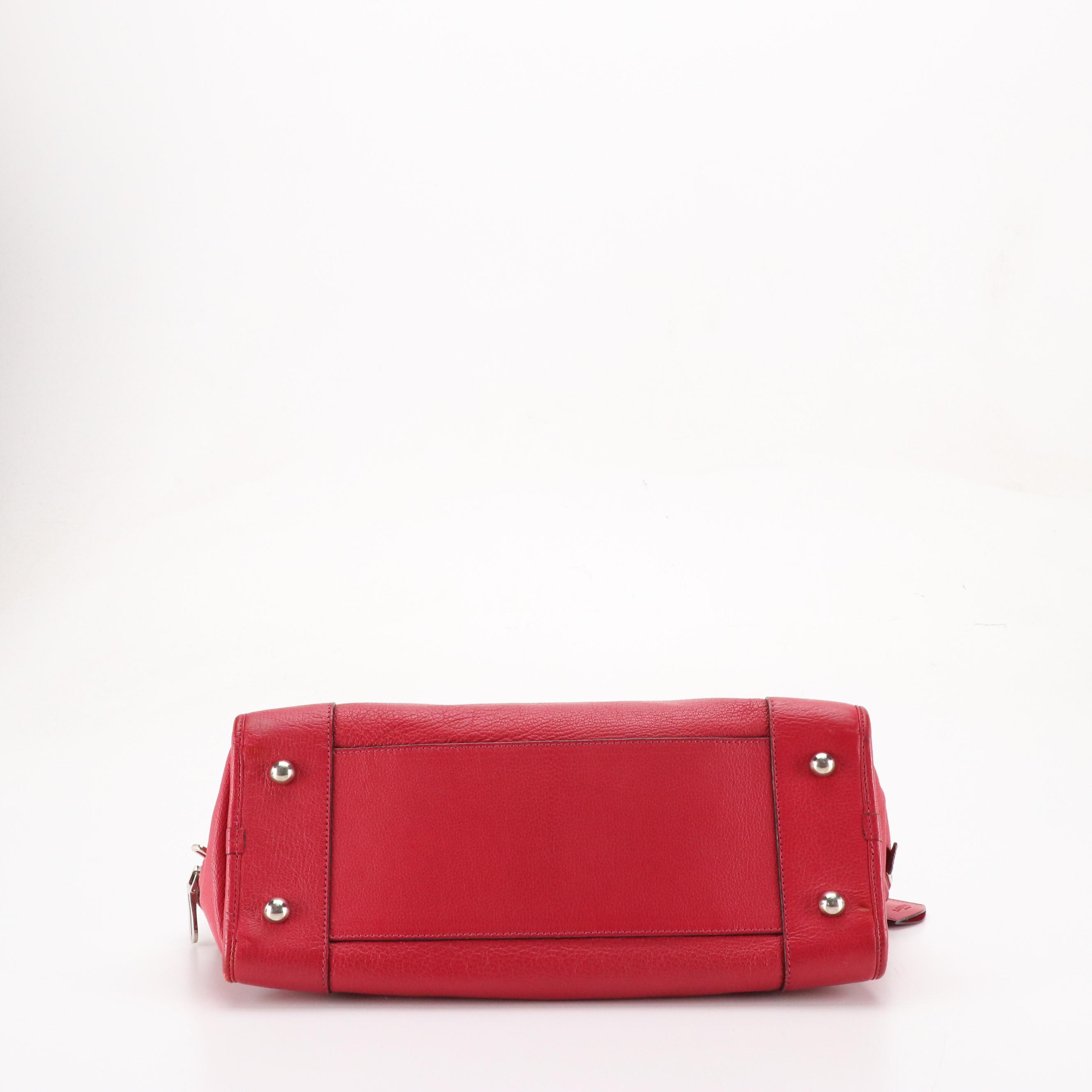 Loewe Amazona 36 Anagram Handbag in Grained Calfskin Leather