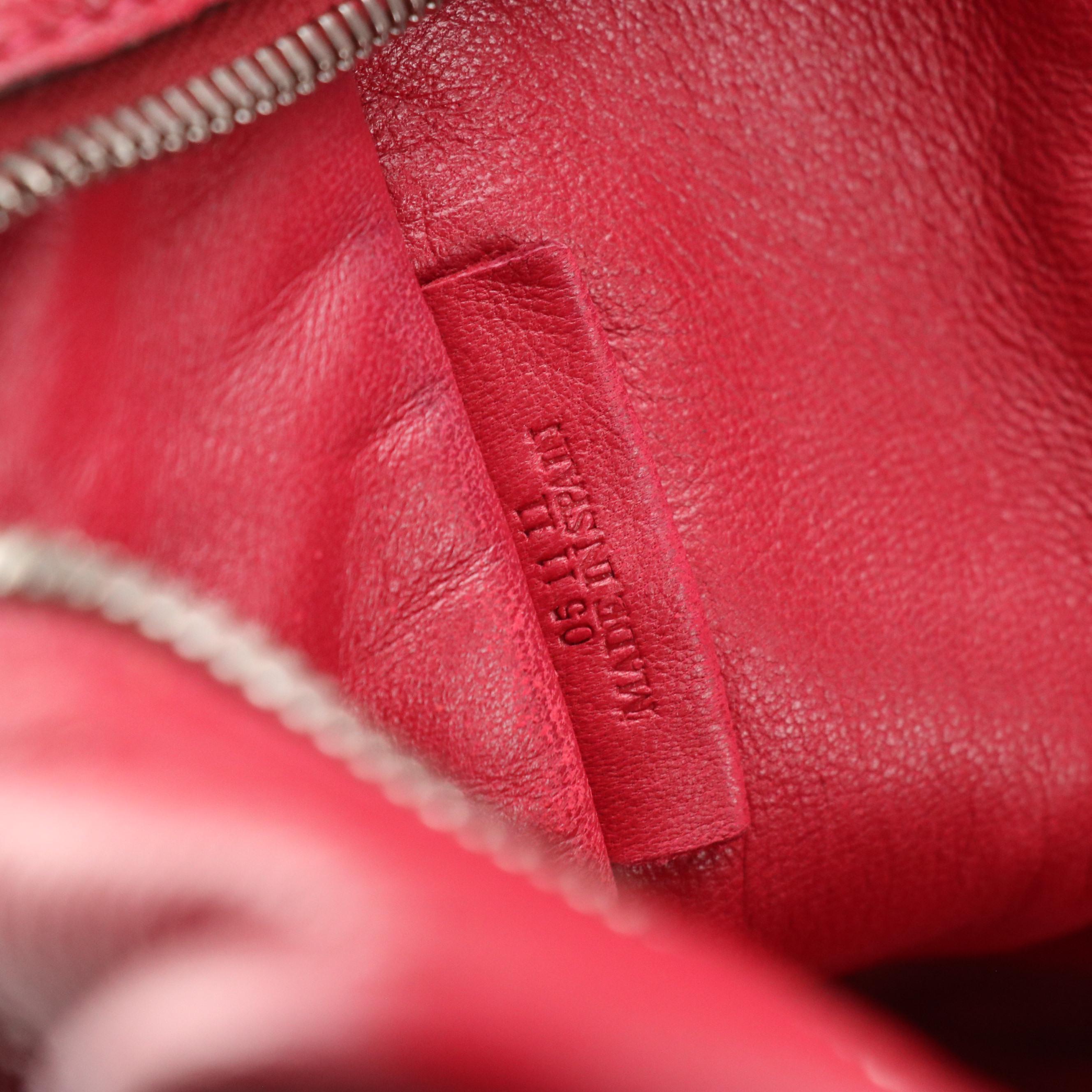 Loewe Amazona 36 Anagram Handbag in Grained Calfskin Leather