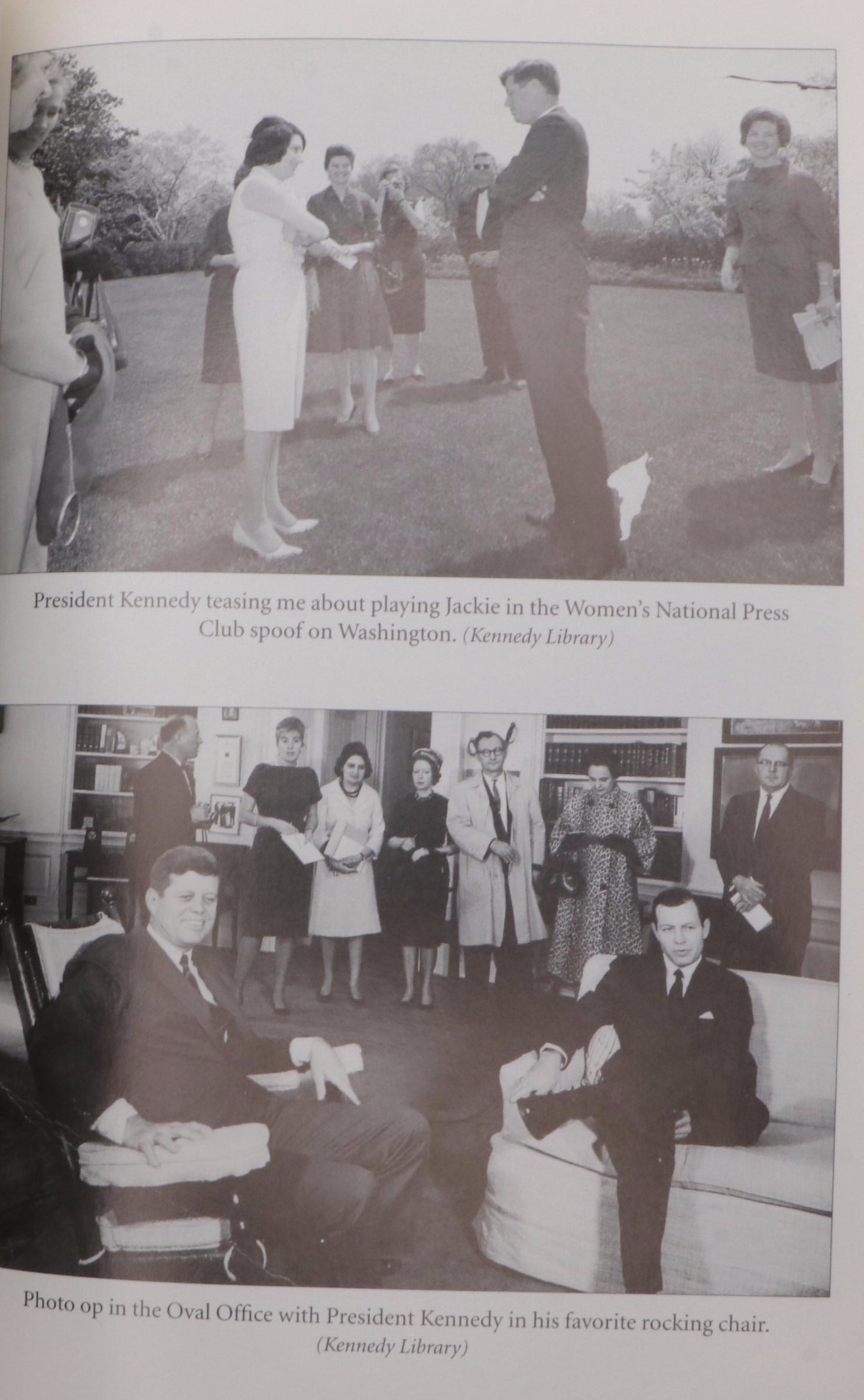 Signed First Edition "Front Row at the White House" by Helen Thomas, 1999