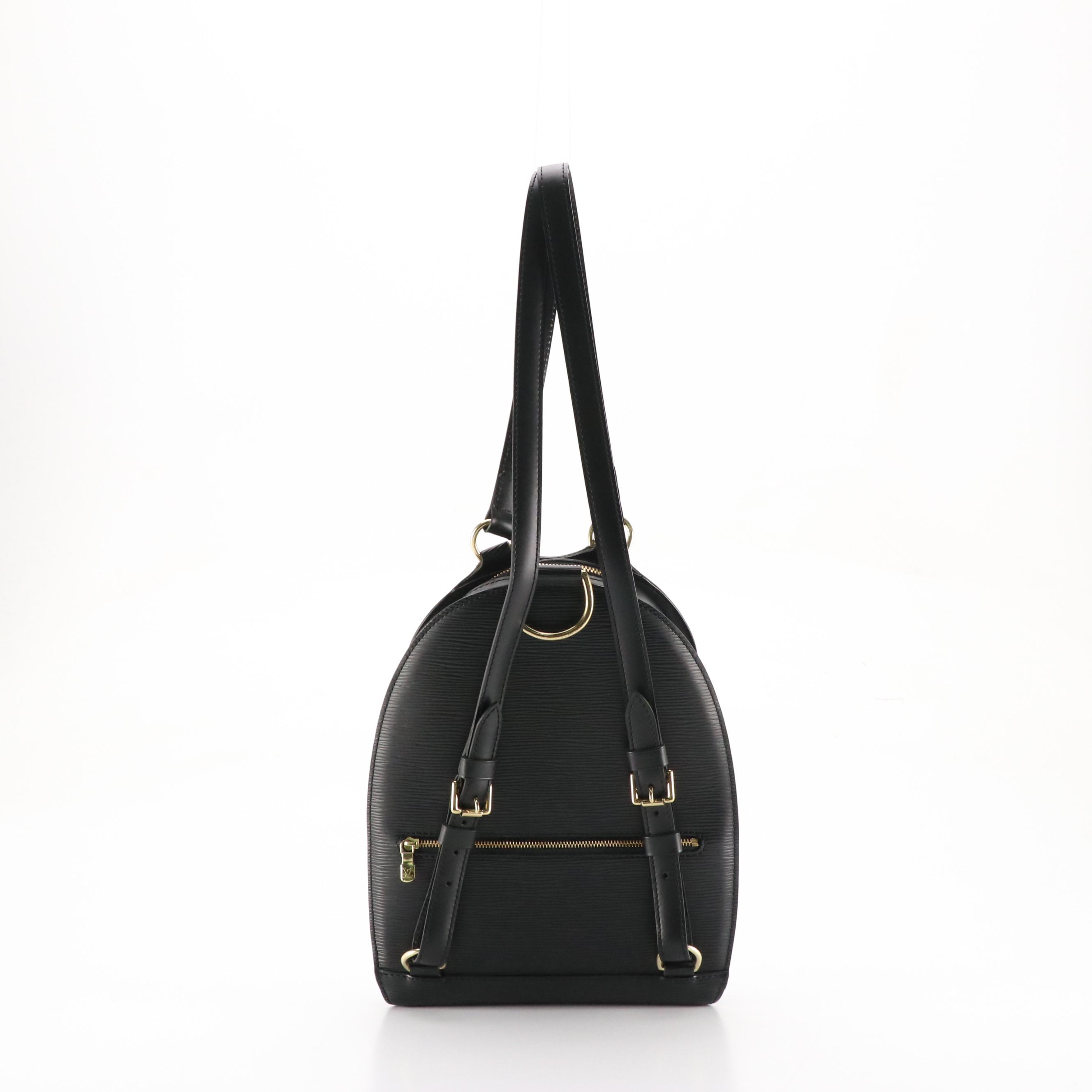 Louis Vuitton Mabillon Backpack in Black Epi Leather