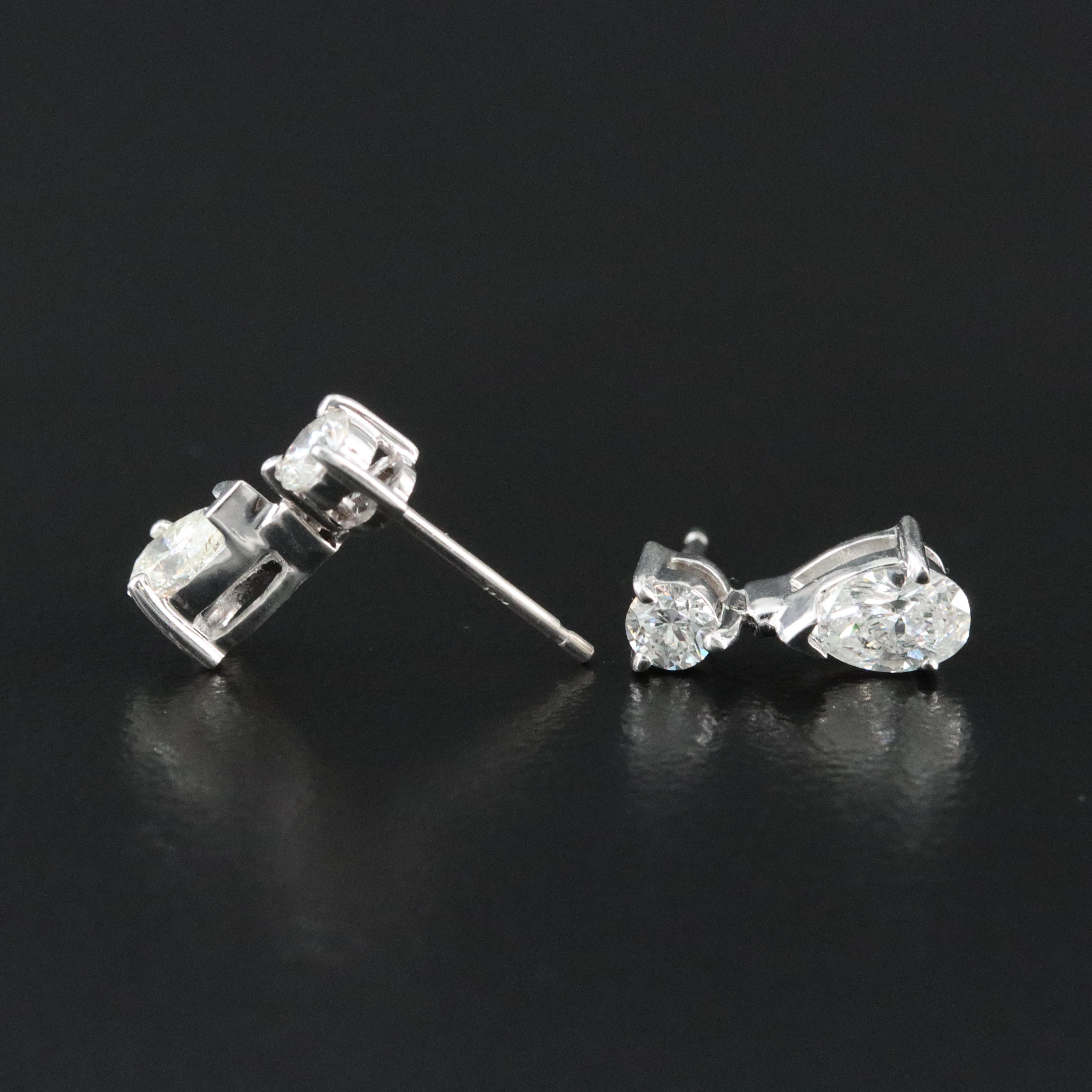 14K 1.04 CTW Diamond Earrings