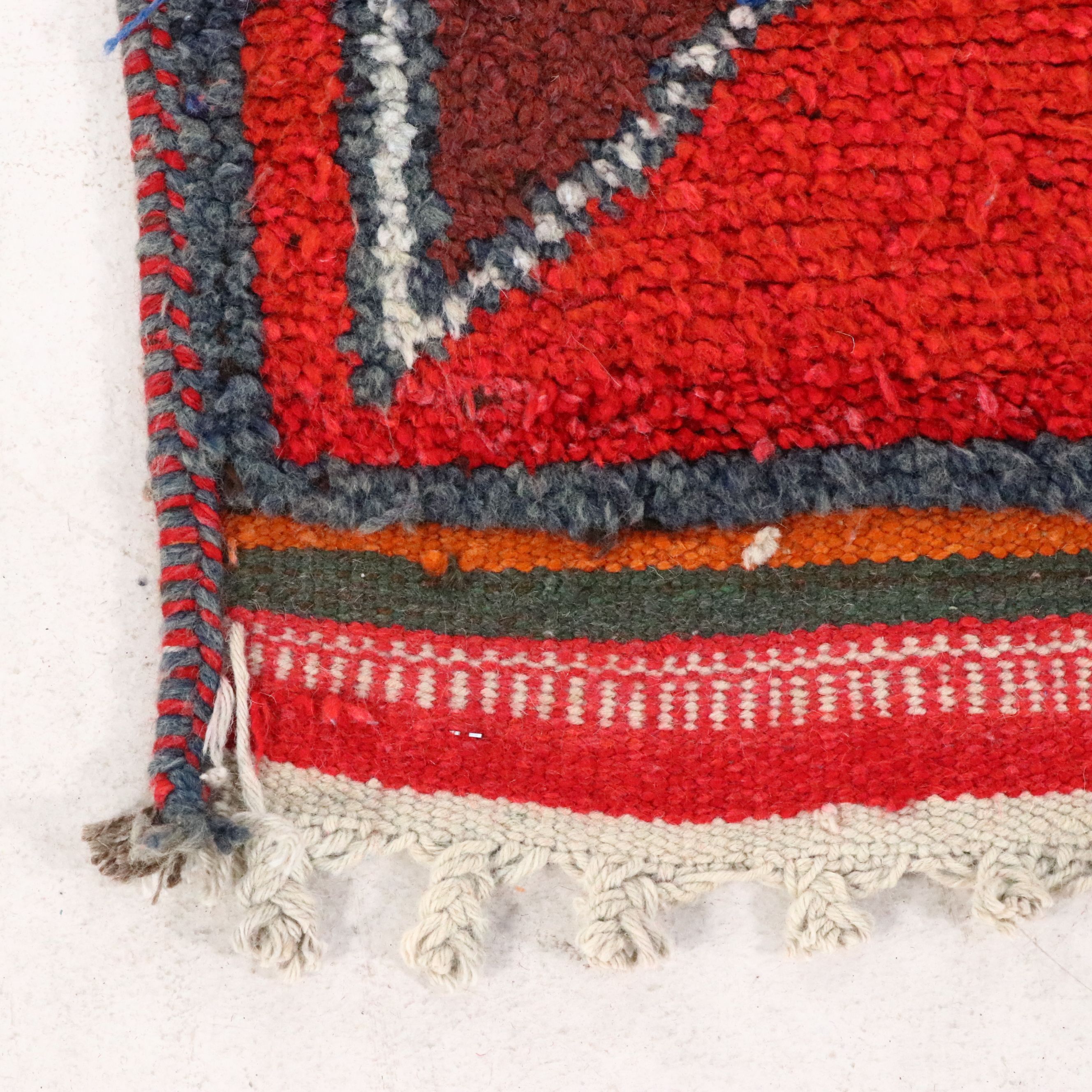 3'2 x 10'2 Hand-Knotted Moroccan Berber Long Rug