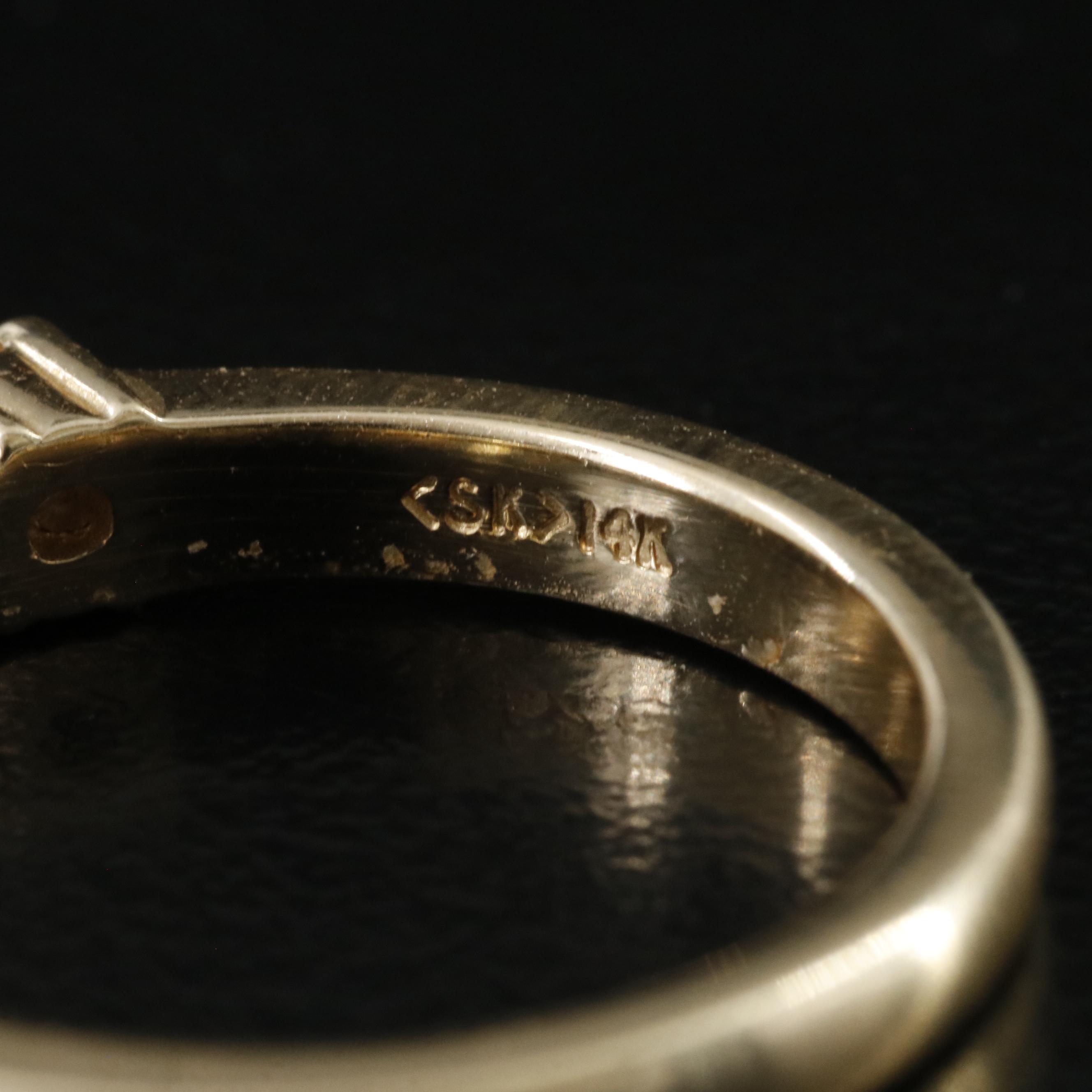 14K 0.46 CTW Diamond Ring