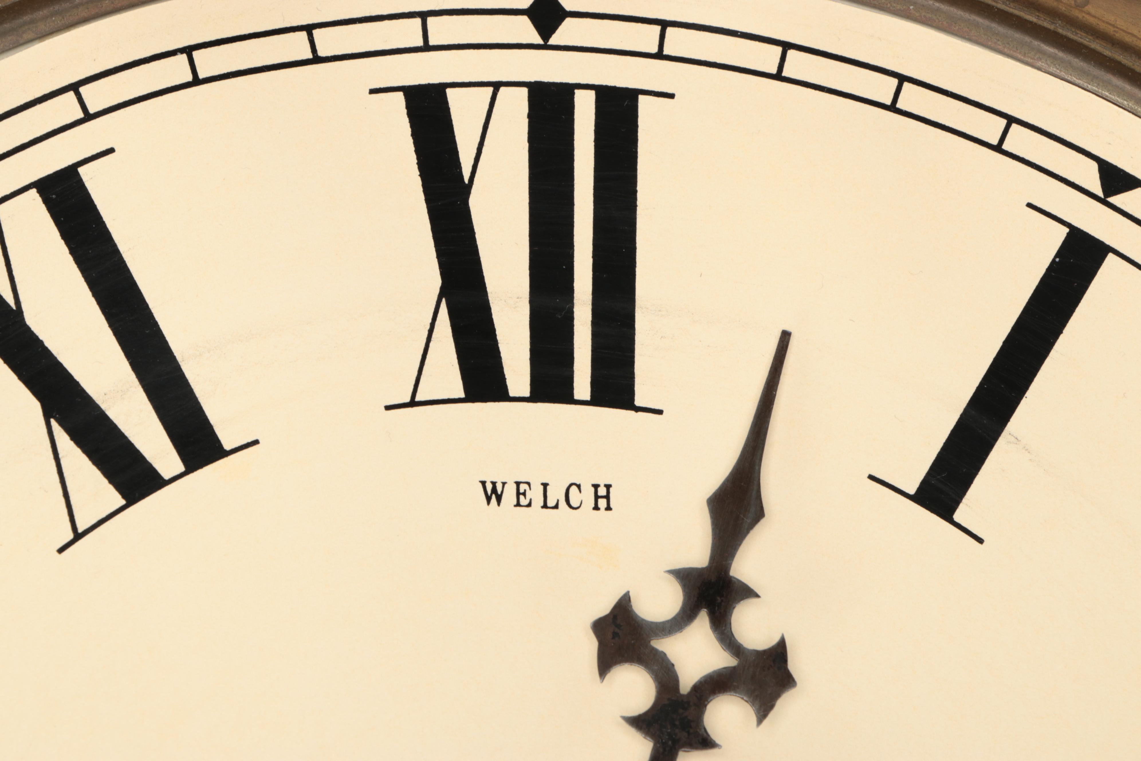 Welch Wood Schoolhouse Regulator Clock