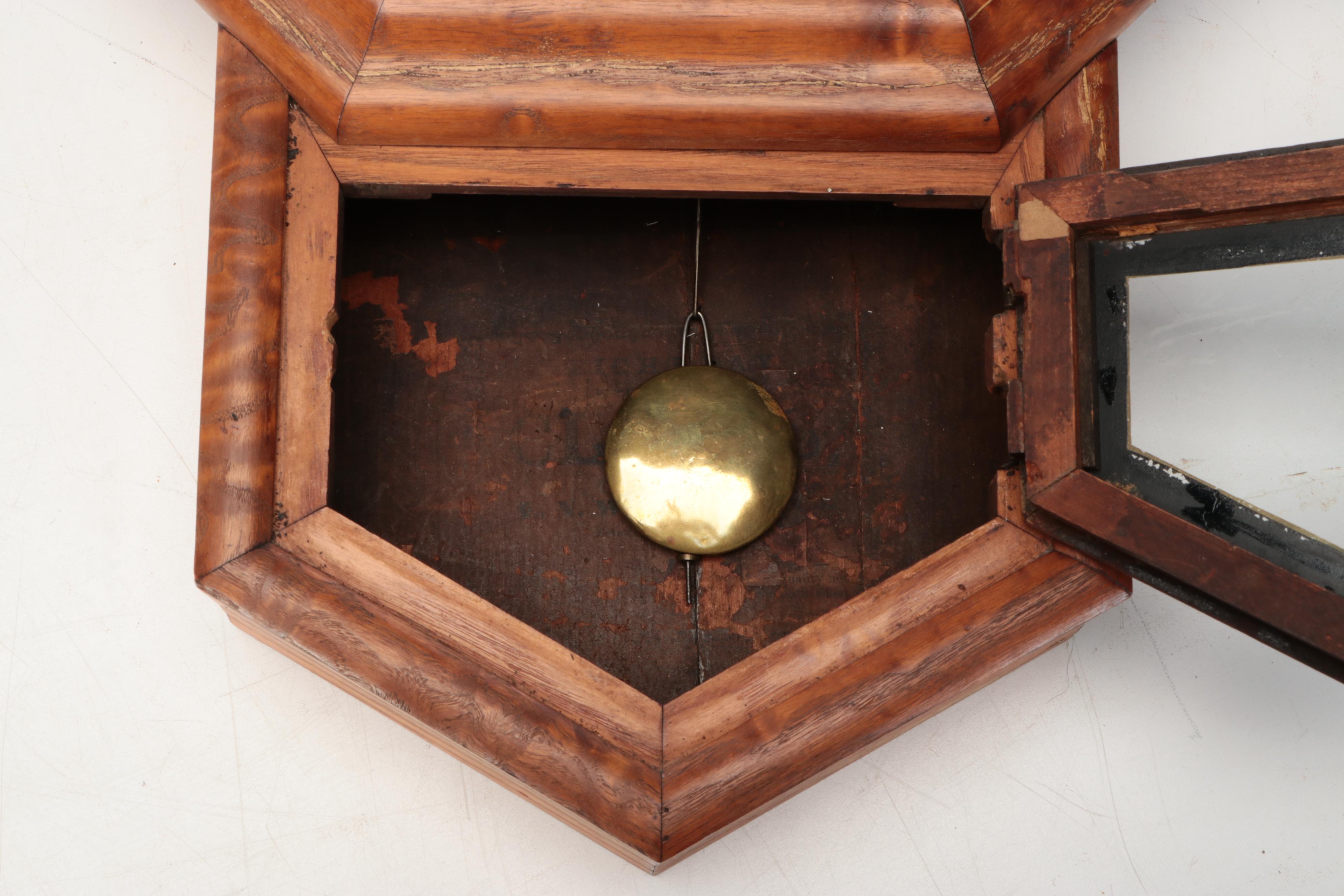 Welch Wood Schoolhouse Regulator Clock